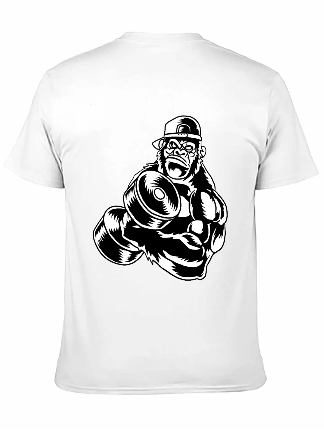 Gorilla Chimpanzee Monkey Ape Baboon Animal Gift Basic Graphic T-Shirt – Daily Comfort In Soft Cotton