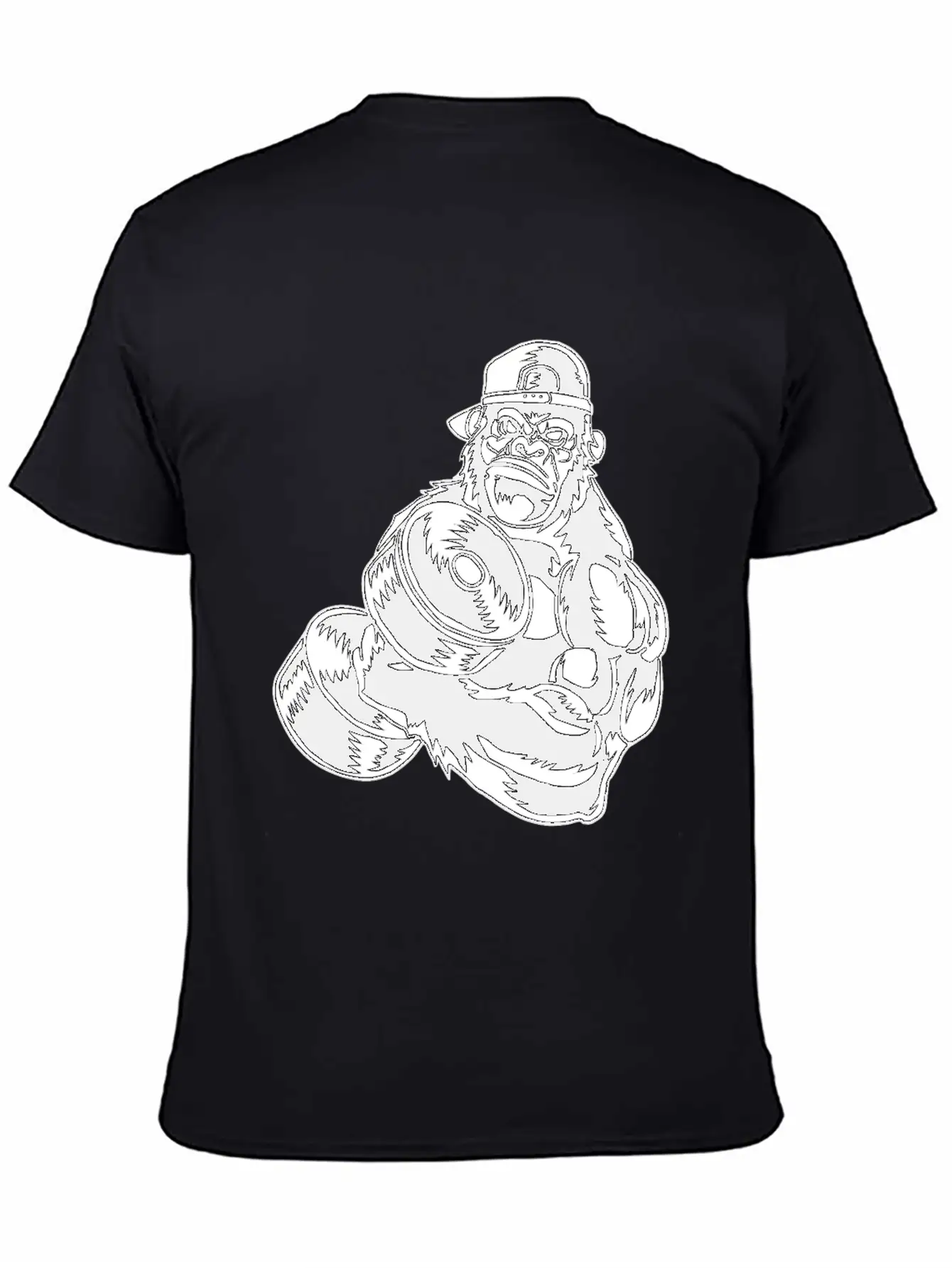 Gorilla Chimpanzee Monkey Ape Baboon Animal Gift Basic Graphic T-Shirt – Daily Comfort In Soft Cotton
