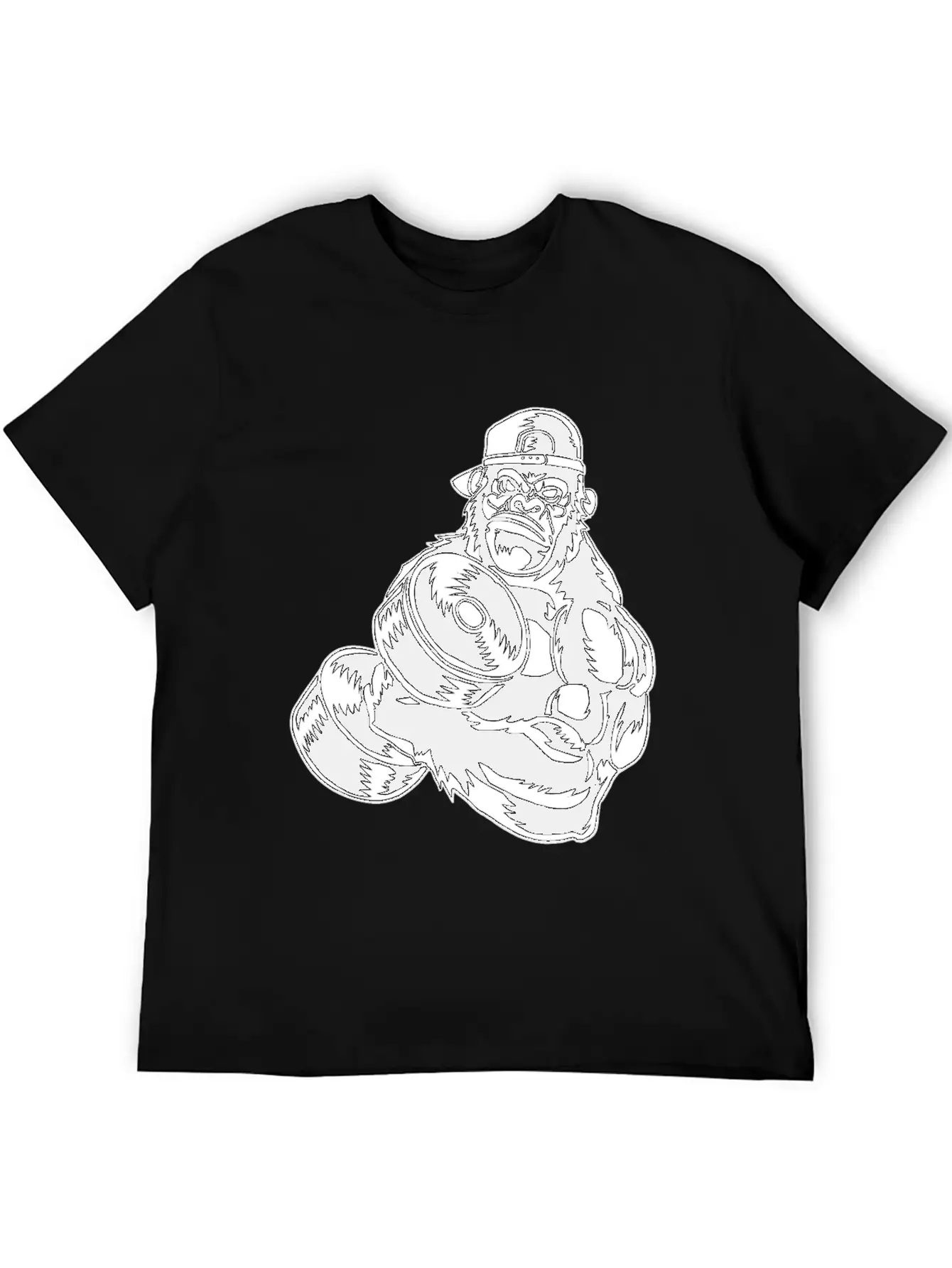 Gorilla Chimpanzee Monkey Ape Baboon Animal Gift Basic Graphic T-Shirt – Daily Comfort In Soft Cotton