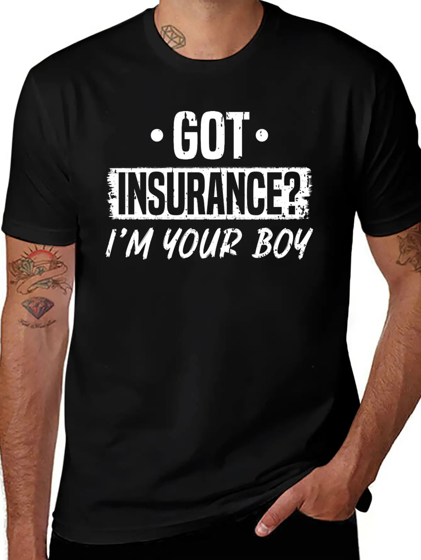 Got Insurance Boy Insurance Agent Comfortable Minimalist Graphic Tee – Summer Style Essential