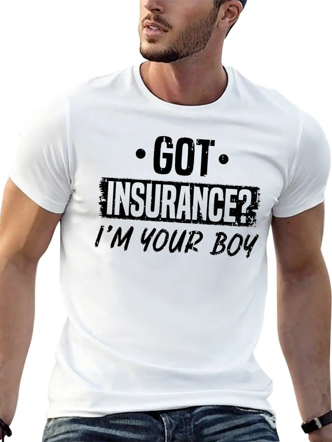 Got Insurance Boy Insurance Agent Comfortable Minimalist Graphic Tee – Summer Style Essential