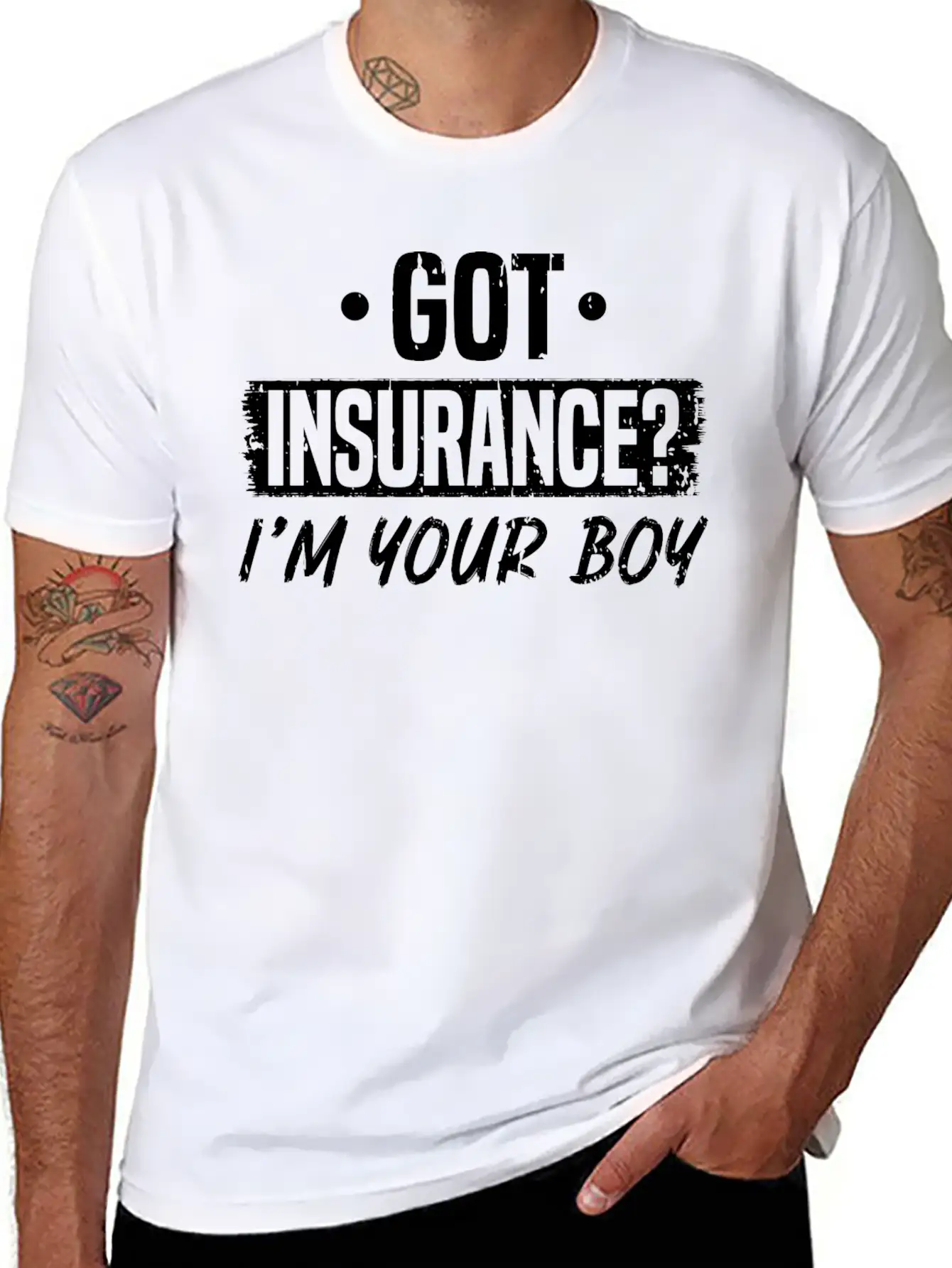 Got Insurance Boy Insurance Agent Comfortable Minimalist Graphic Tee – Summer Style Essential