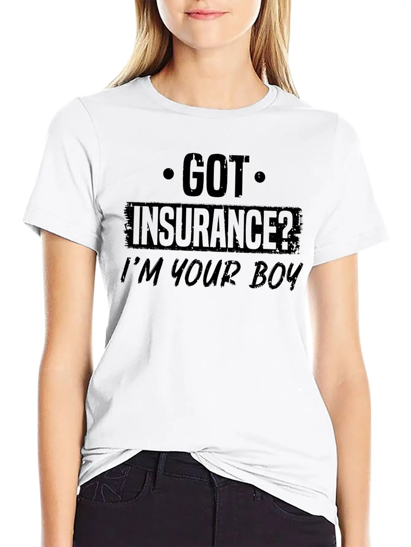Got Insurance Boy Insurance Agent Comfortable Minimalist Graphic Tee – Summer Style Essential