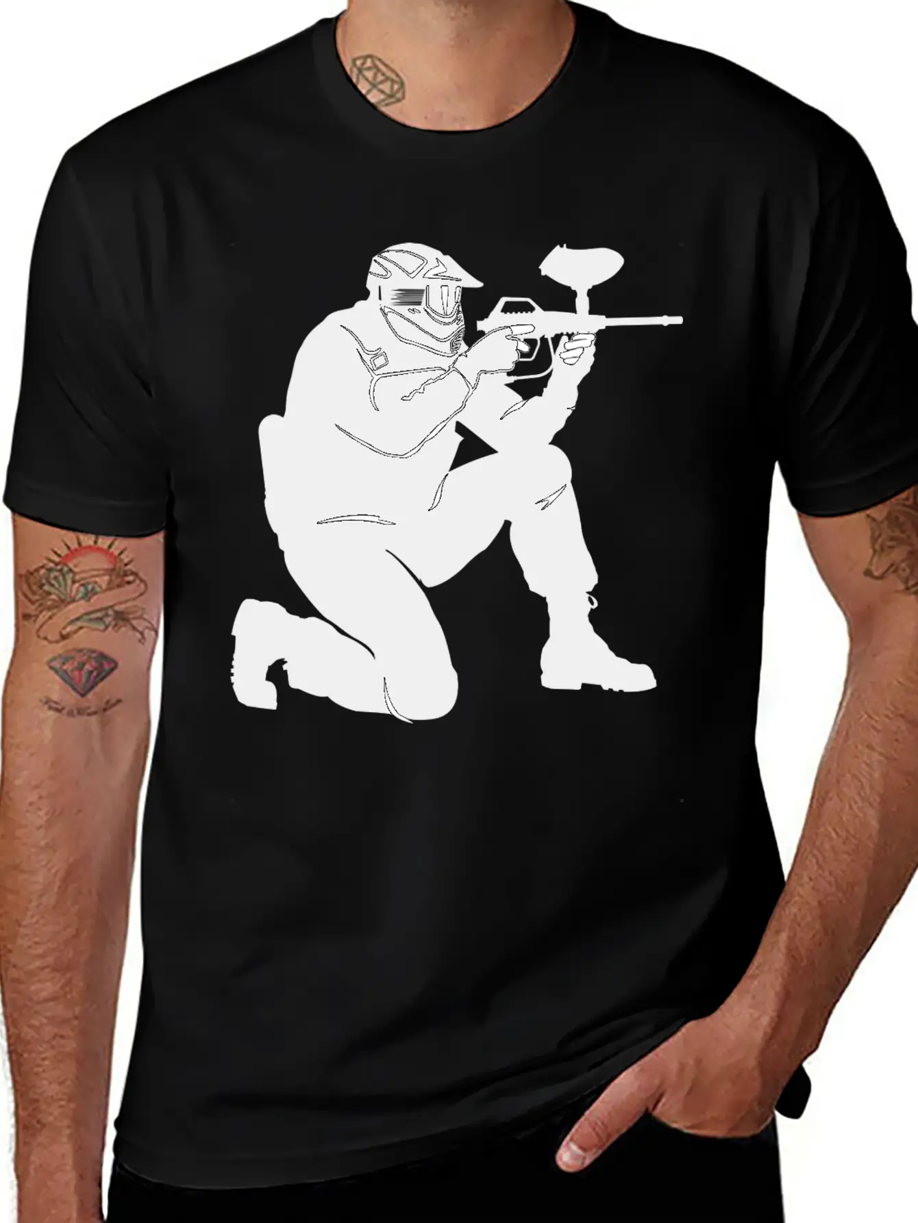 Gotcha Paintball2 Unisex Short Sleeve Soft Cotton T-Shirt – Casual Everyday Wear