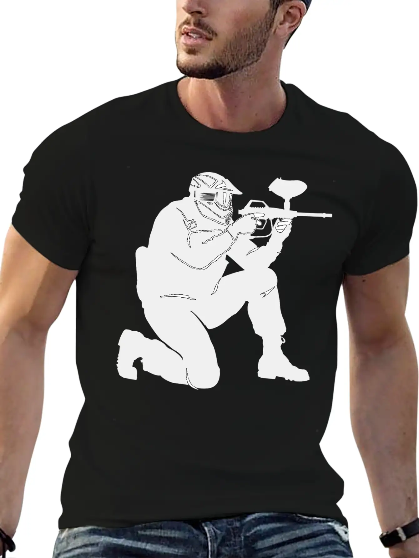 Gotcha Paintball2 Unisex Short Sleeve Soft Cotton T-Shirt – Casual Everyday Wear