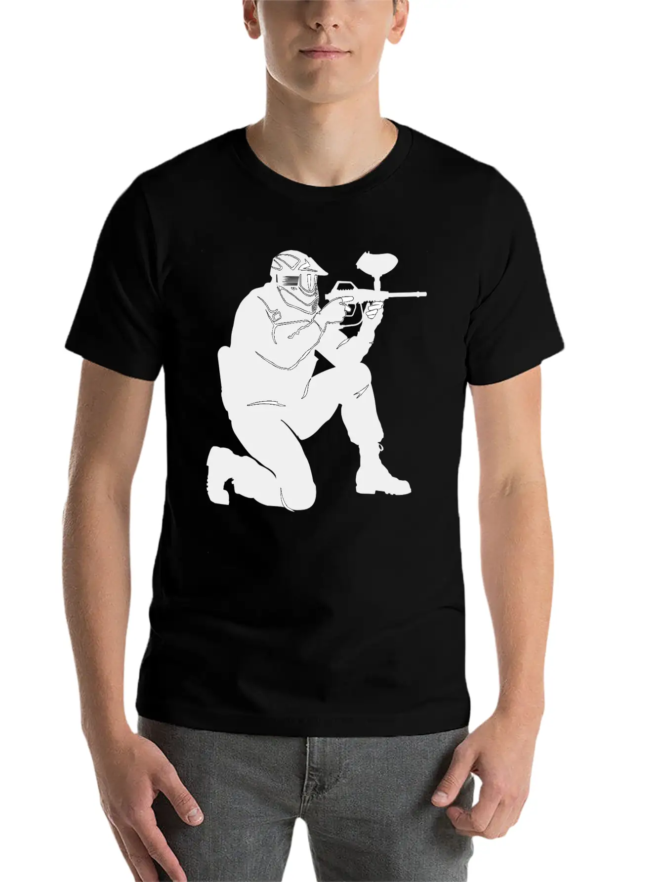 Gotcha Paintball2 Unisex Short Sleeve Soft Cotton T-Shirt – Casual Everyday Wear