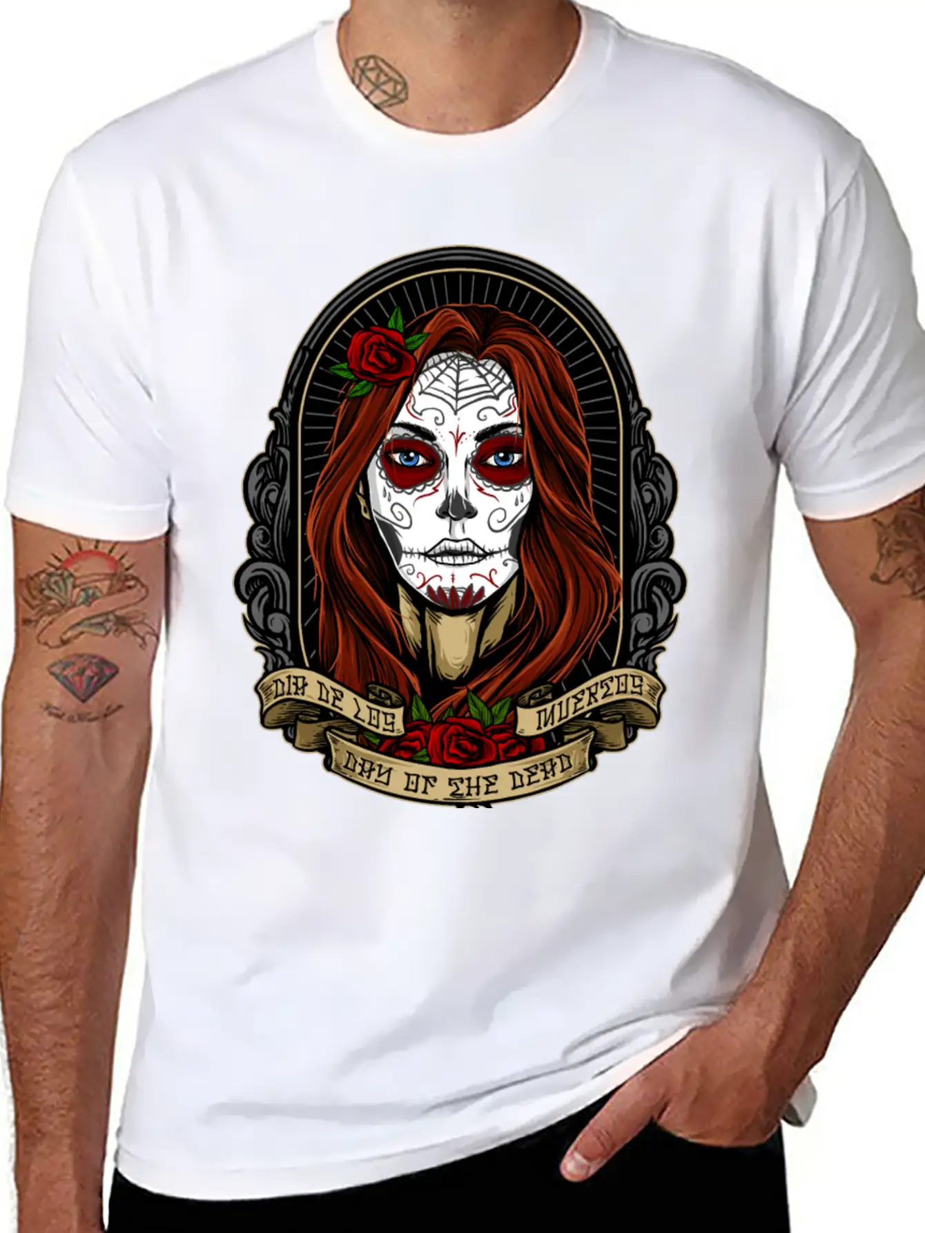 Gothic Girl Stylish Everyday T-Shirt – Unisex Basic Cotton Tee