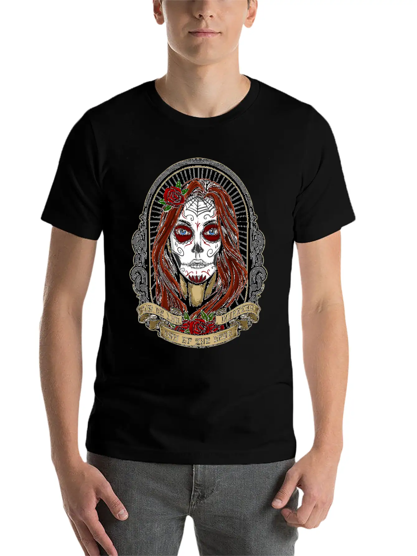 Gothic Girl Stylish Everyday T-Shirt – Unisex Basic Cotton Tee