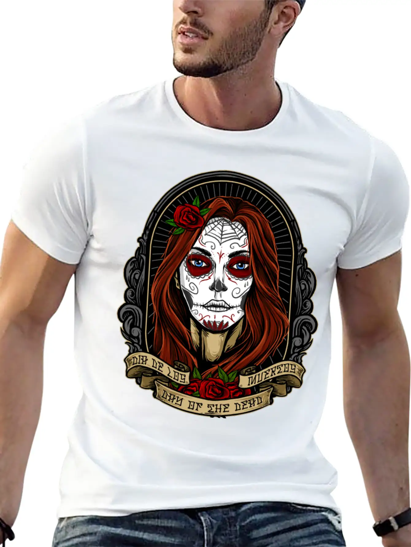 Gothic Girl Stylish Everyday T-Shirt – Unisex Basic Cotton Tee