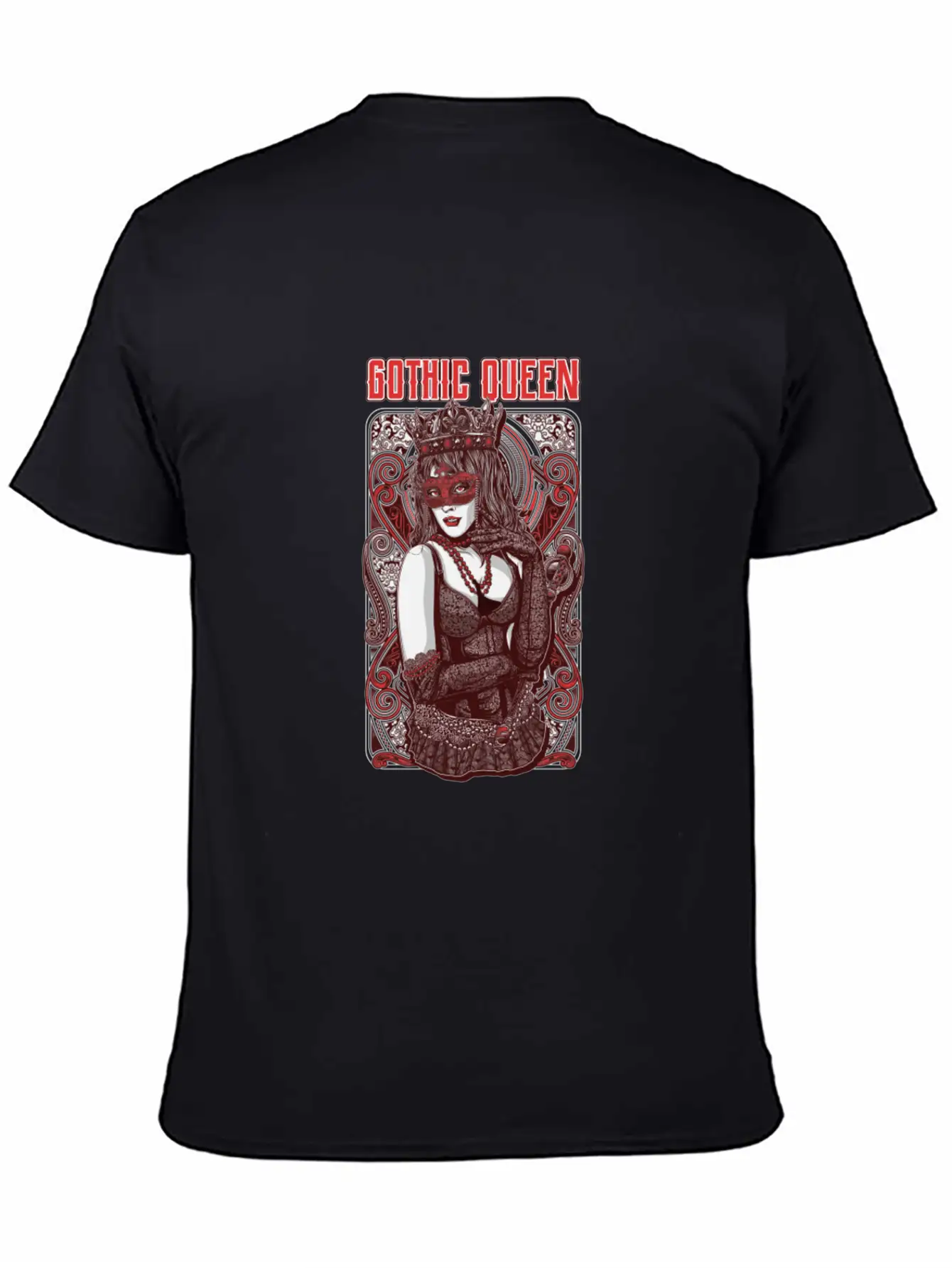Gothic Queen / Witch / Magic / Witchcraft / Metal Basic Graphic T-Shirt – Daily Comfort In Soft Cotton