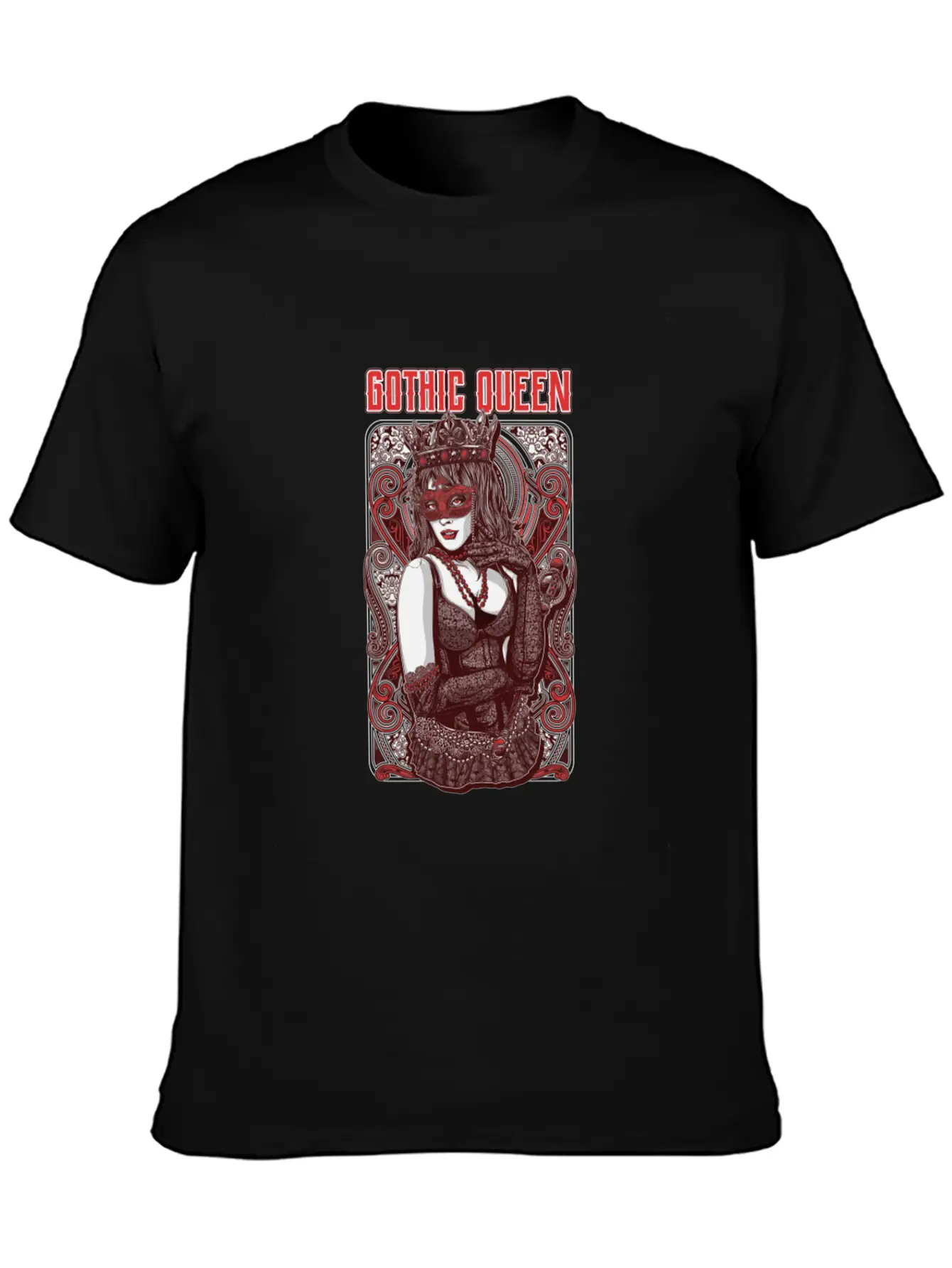 Gothic Queen / Witch / Magic / Witchcraft / Metal Basic Graphic T-Shirt – Daily Comfort In Soft Cotton