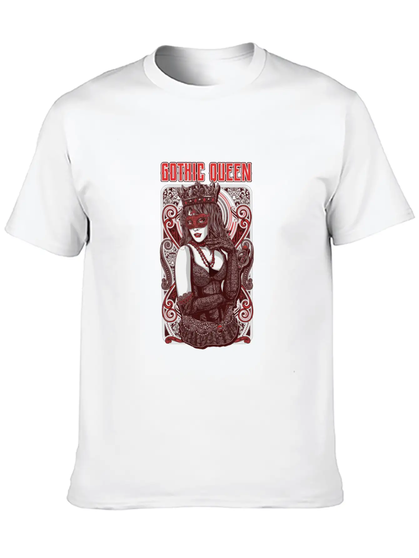 Gothic Queen / Witch / Magic / Witchcraft / Metal Basic Graphic T-Shirt – Daily Comfort In Soft Cotton