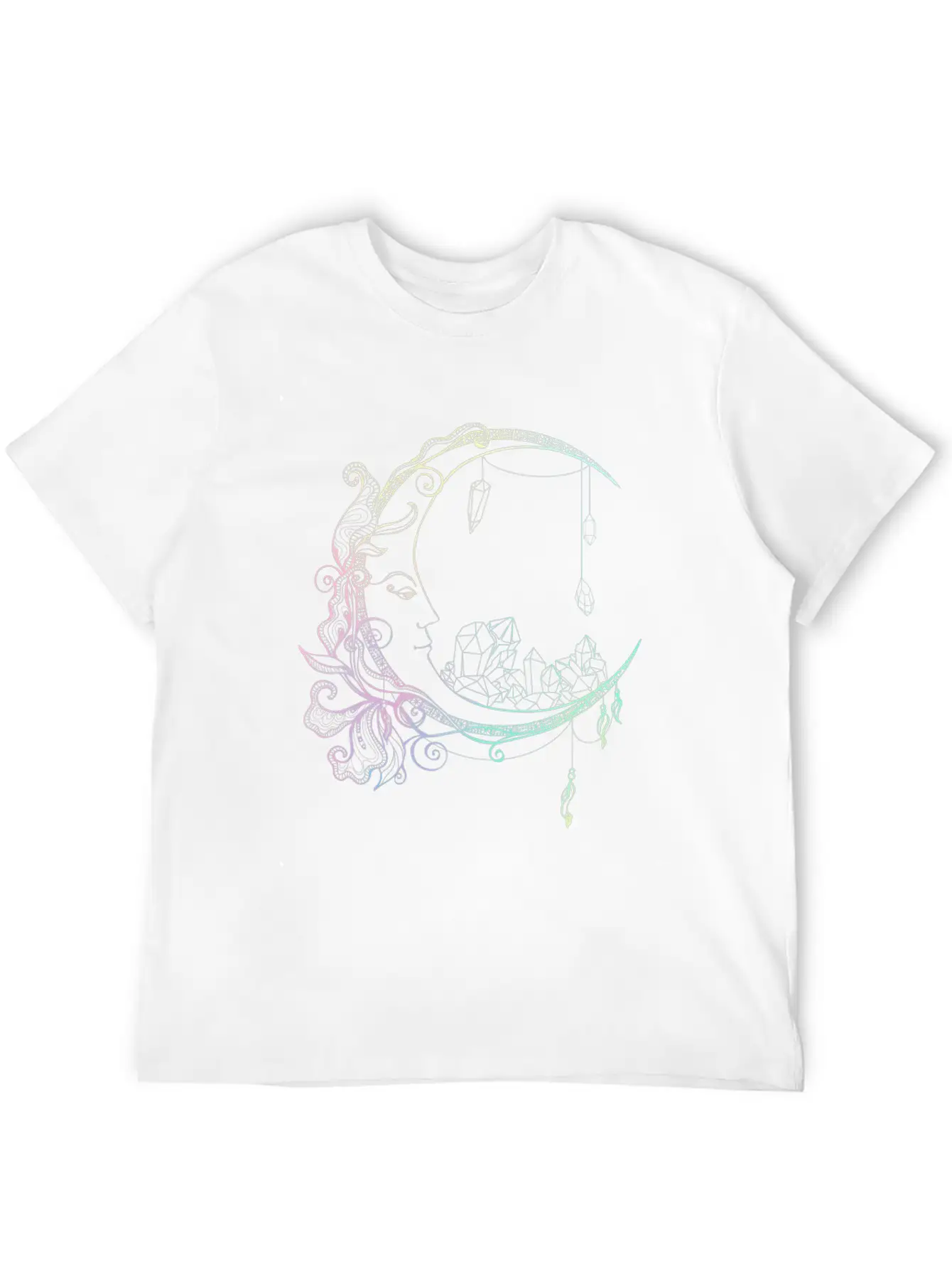 Gothic Wicca Crescent Pastel Goth Moon Stylish Everyday T-Shirt – Unisex Basic Cotton Tee
