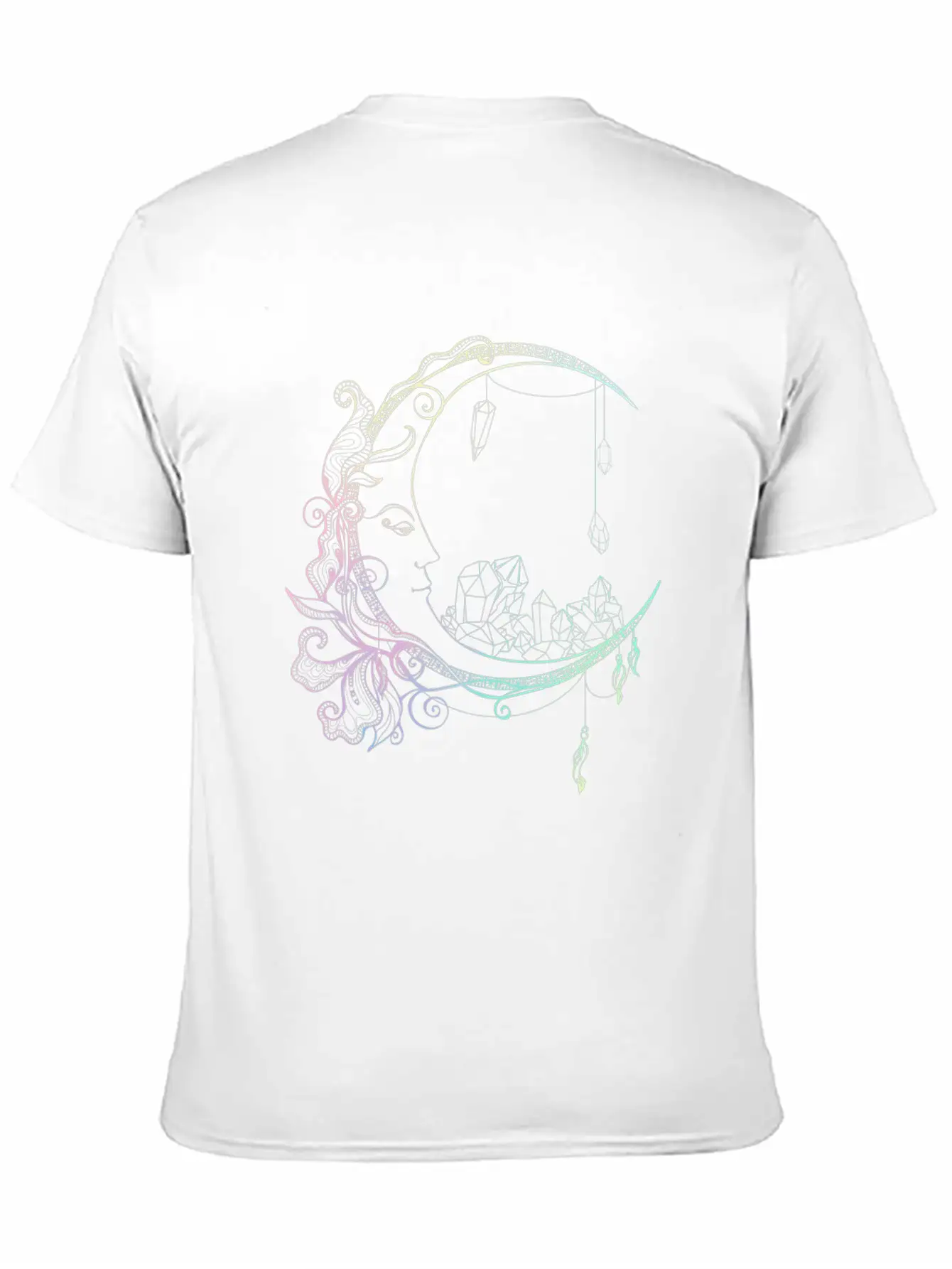 Gothic Wicca Crescent Pastel Goth Moon Stylish Everyday T-Shirt – Unisex Basic Cotton Tee