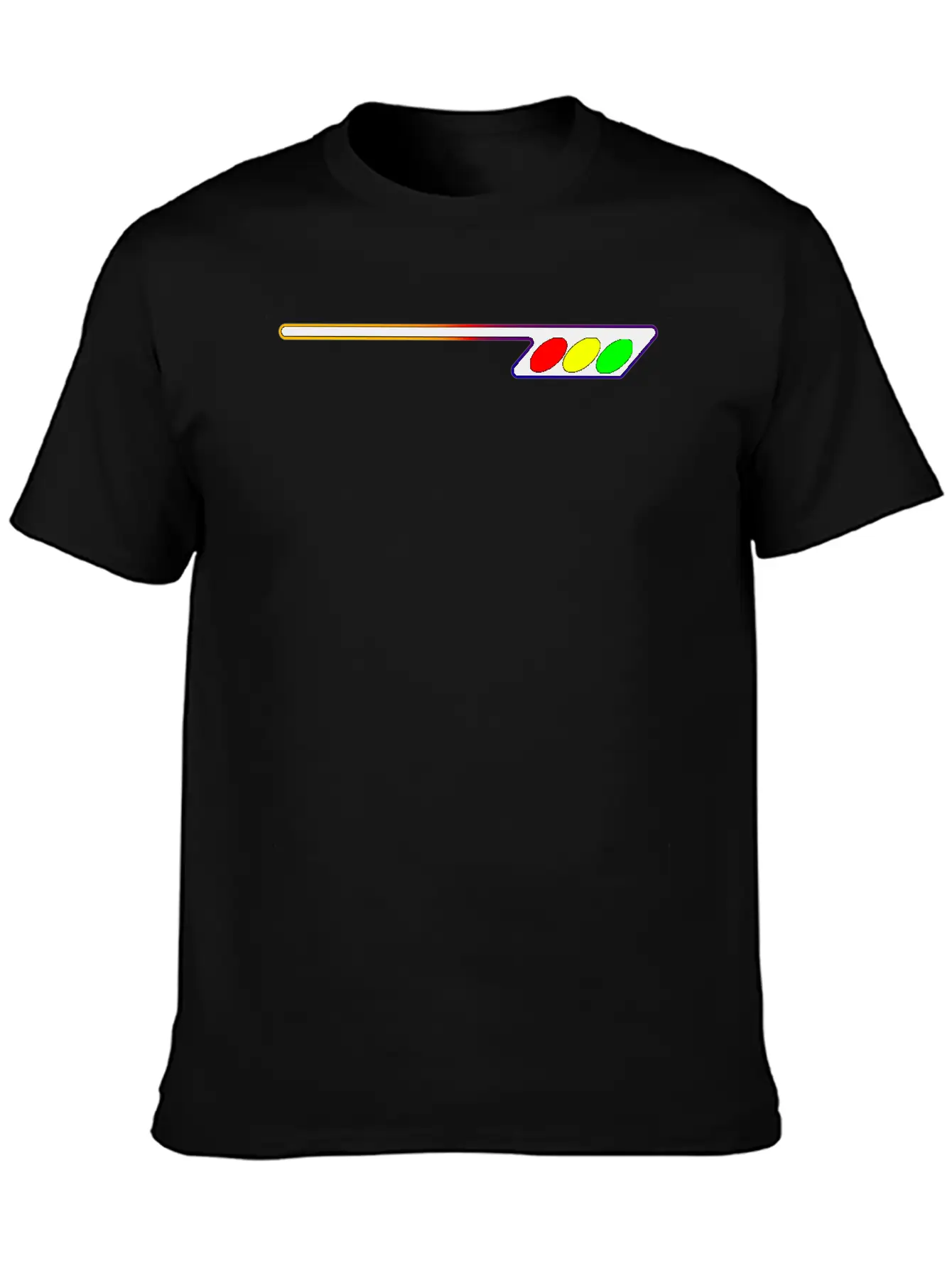 Gradient Line V2 Comfortable Minimalist Graphic Tee – Summer Style Essential