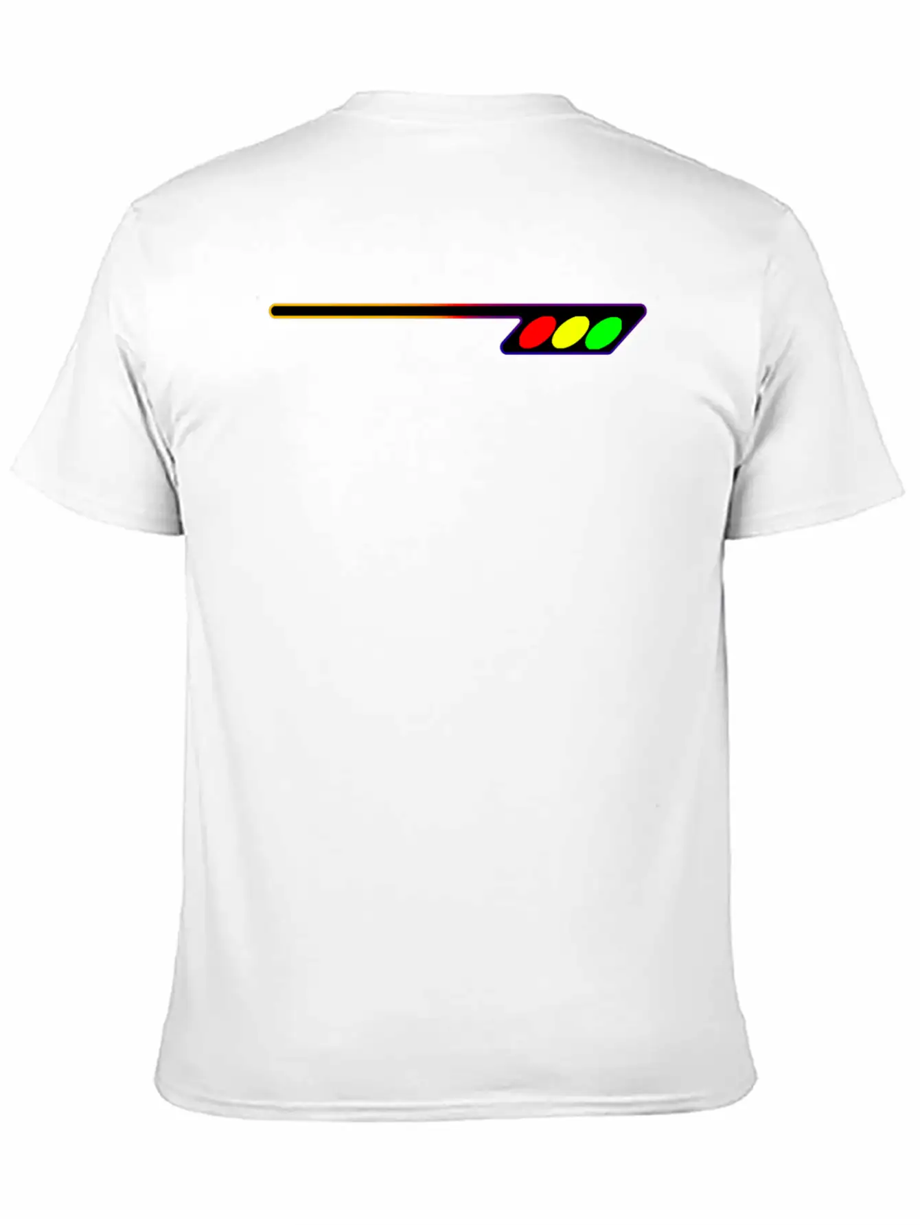 Gradient Line V2 Comfortable Minimalist Graphic Tee – Summer Style Essential