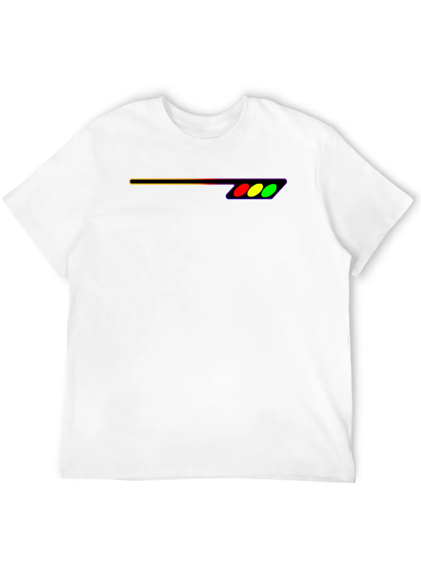 Gradient Line V2 Comfortable Minimalist Graphic Tee – Summer Style Essential