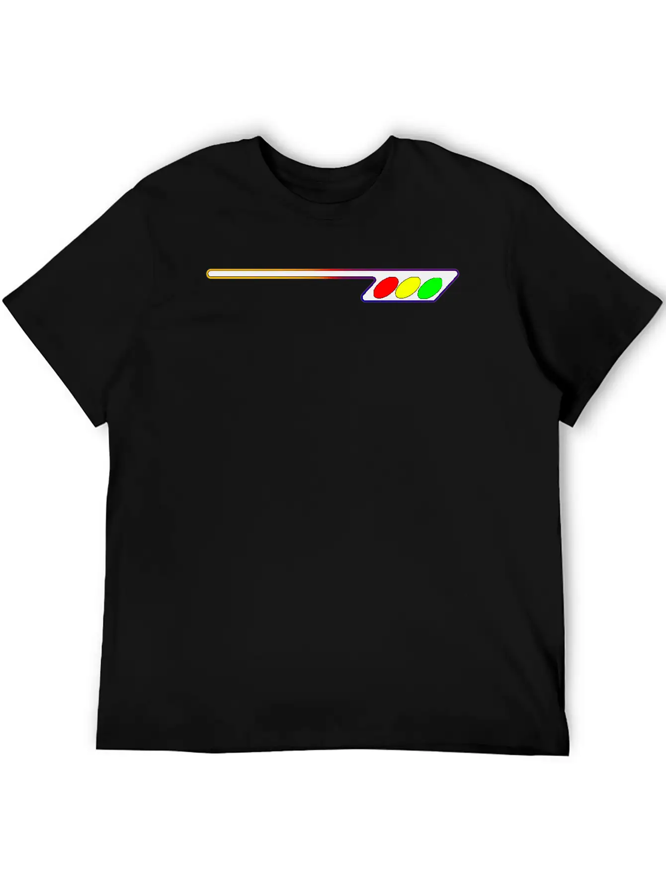 Gradient Line V2 Comfortable Minimalist Graphic Tee – Summer Style Essential