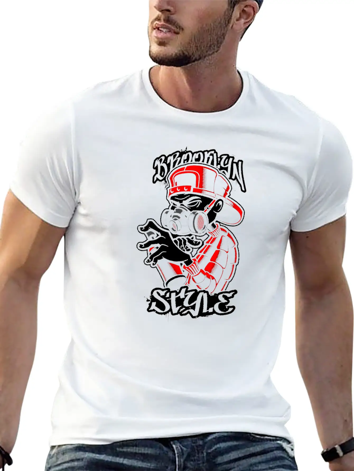 Graffiti Artist Unisex Short Sleeve Soft Cotton T-Shirt – Casual Everyday Wear