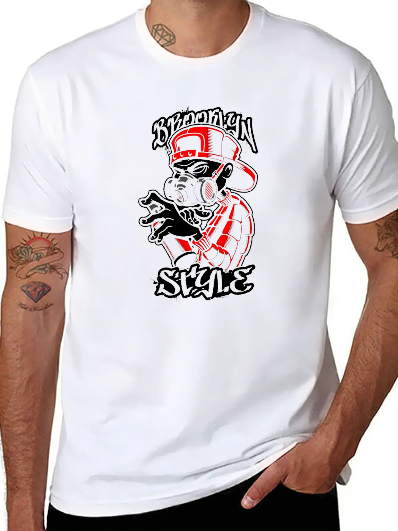 Graffiti Artist Unisex Short Sleeve Soft Cotton T-Shirt – Casual Everyday Wear