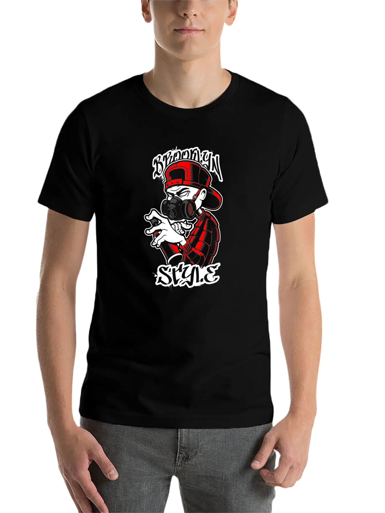 Graffiti Artist Unisex Short Sleeve Soft Cotton T-Shirt – Casual Everyday Wear