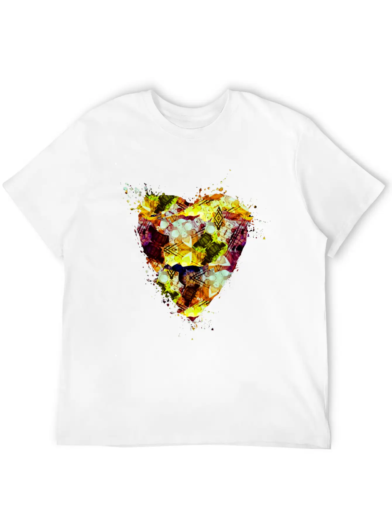 Graffiti Grunge Style Paint Splatter Timeless Short Sleeve Tee – Comfy And Minimalist Design