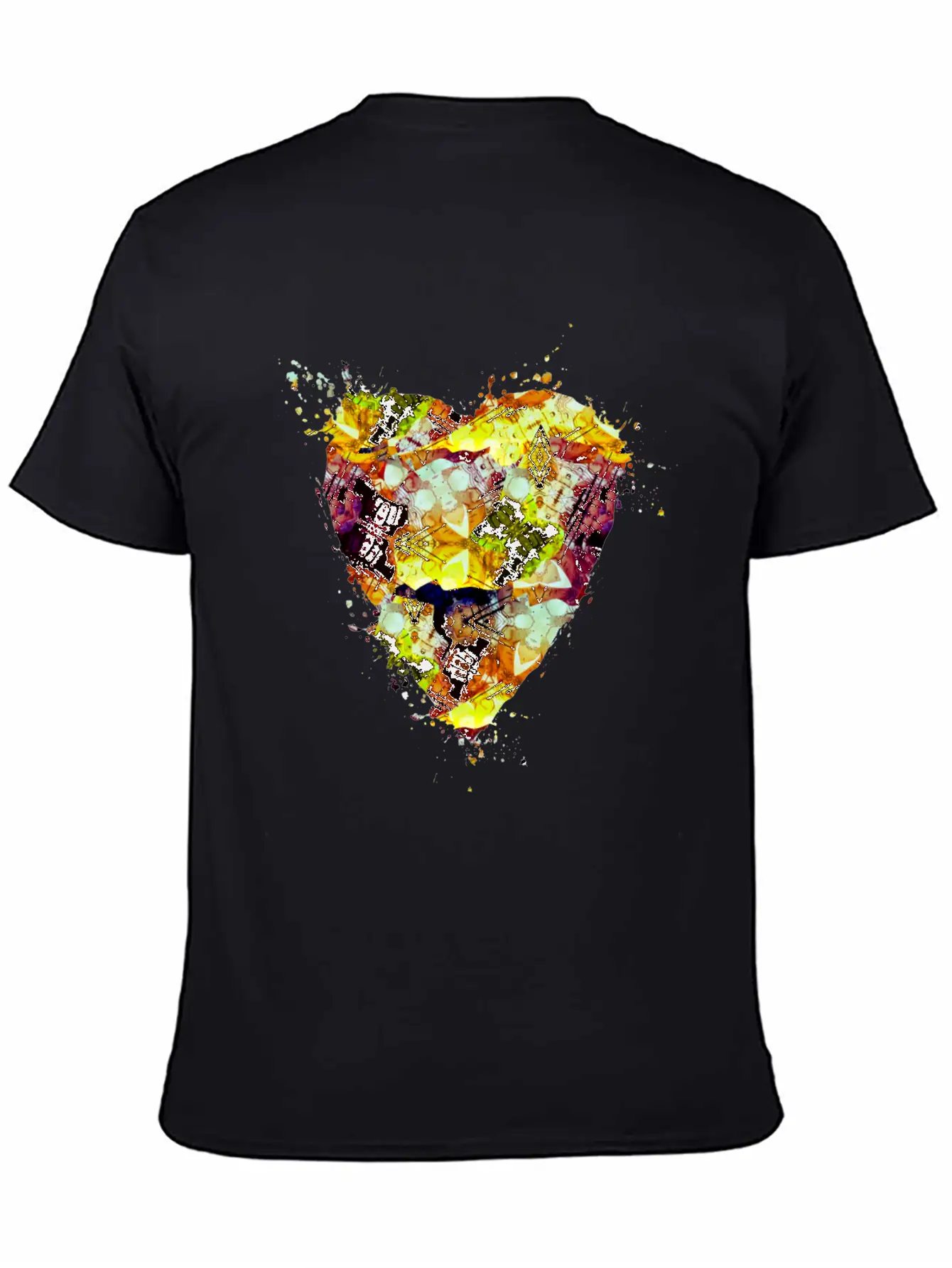 Graffiti Grunge Style Paint Splatter Timeless Short Sleeve Tee – Comfy And Minimalist Design