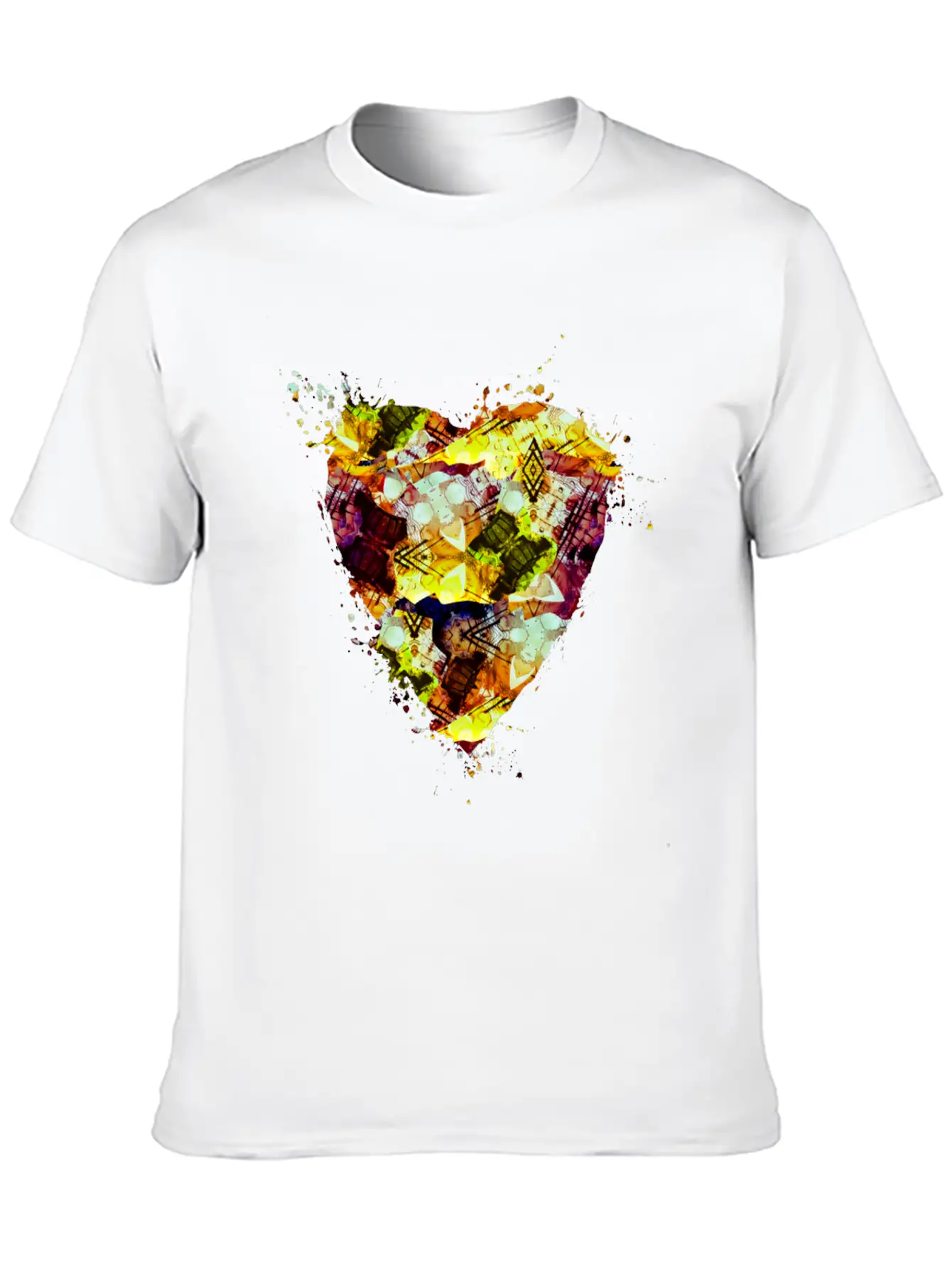 Graffiti Grunge Style Paint Splatter Timeless Short Sleeve Tee – Comfy And Minimalist Design