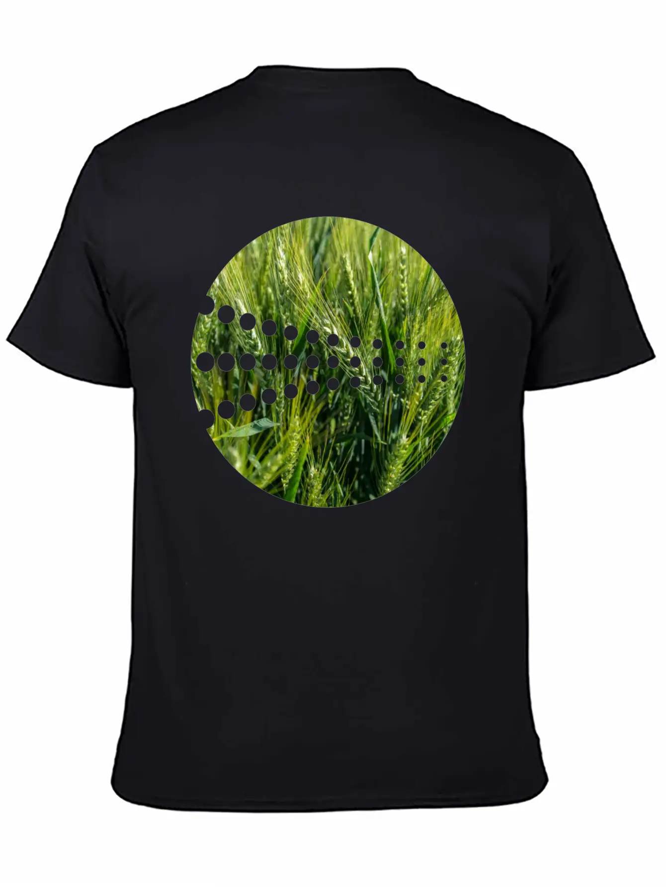 Grain Green Meadow Unisex Short Sleeve Soft Cotton T-Shirt – Casual Everyday Wear