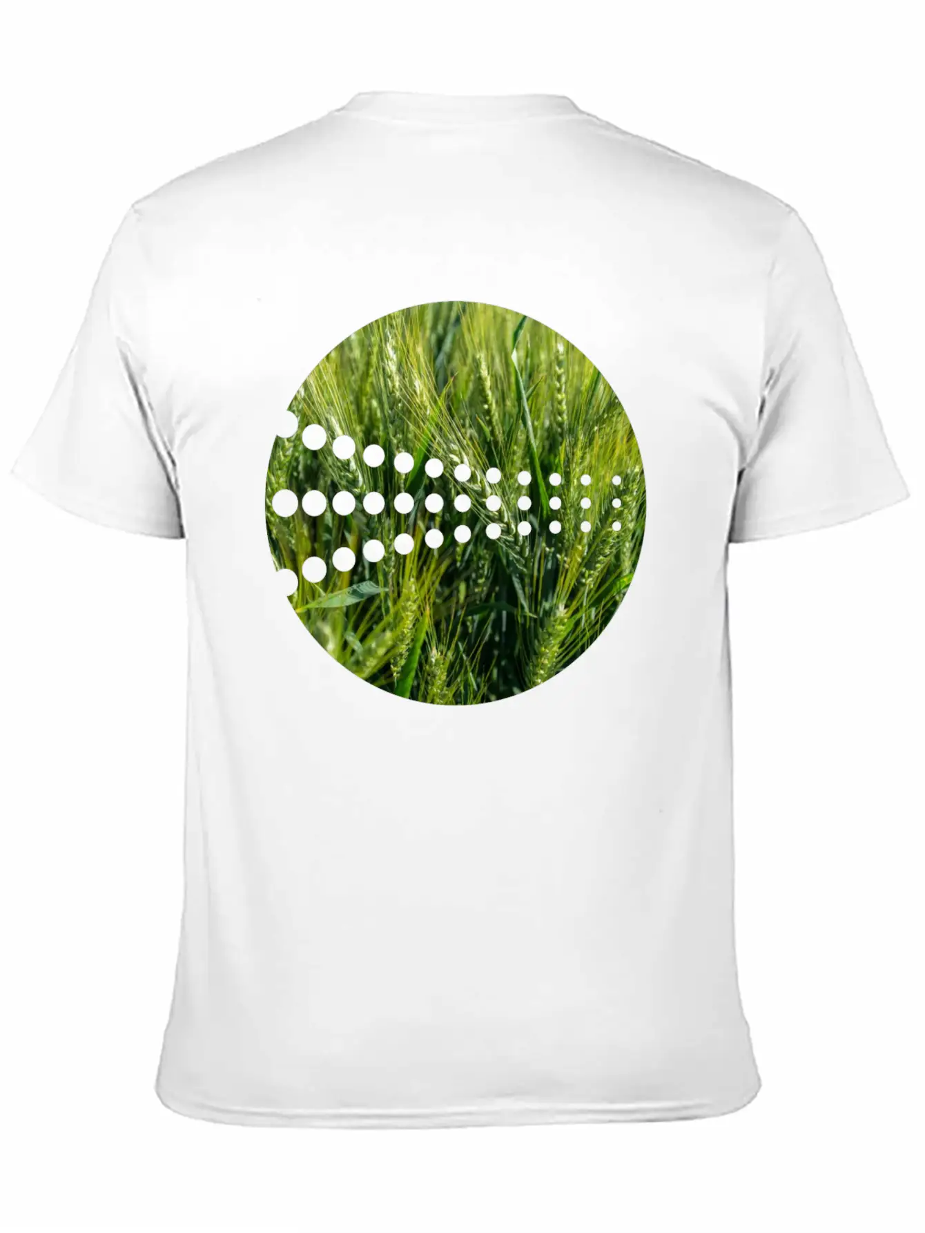 Grain Green Meadow Unisex Short Sleeve Soft Cotton T-Shirt – Casual Everyday Wear