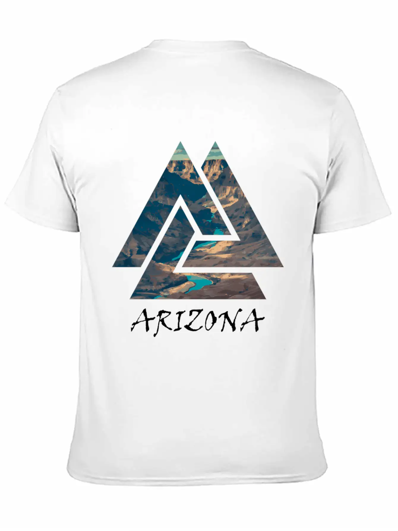 Grand Canyon National Park Arizona Travel Unisex Short Sleeve Soft Cotton T-Shirt – Casual Everyday Wear