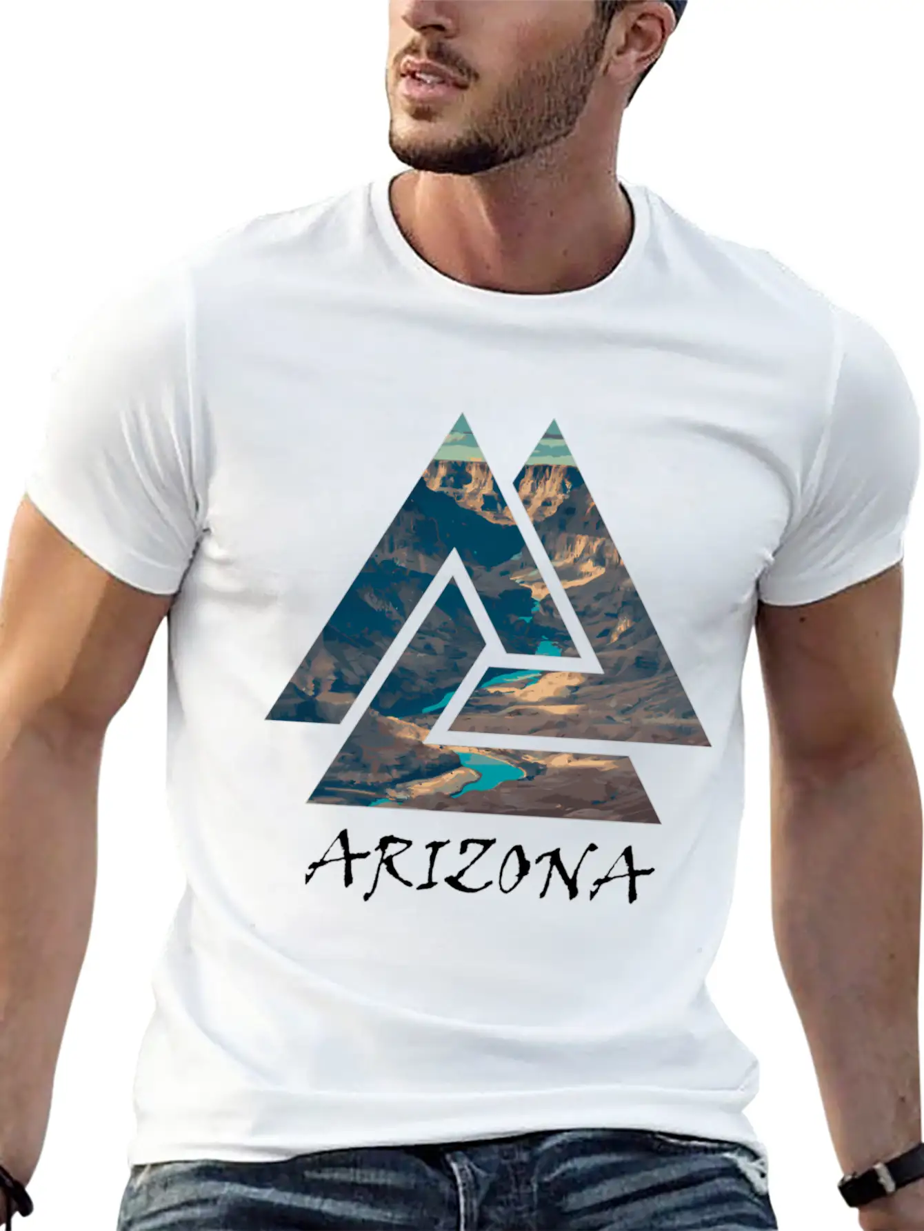 Grand Canyon National Park Arizona Travel Unisex Short Sleeve Soft Cotton T-Shirt – Casual Everyday Wear