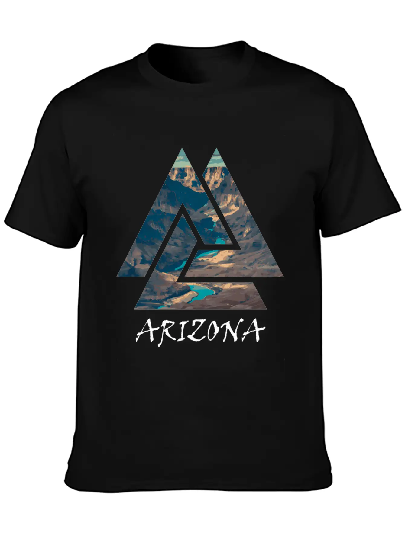 Grand Canyon National Park Arizona Travel Unisex Short Sleeve Soft Cotton T-Shirt – Casual Everyday Wear