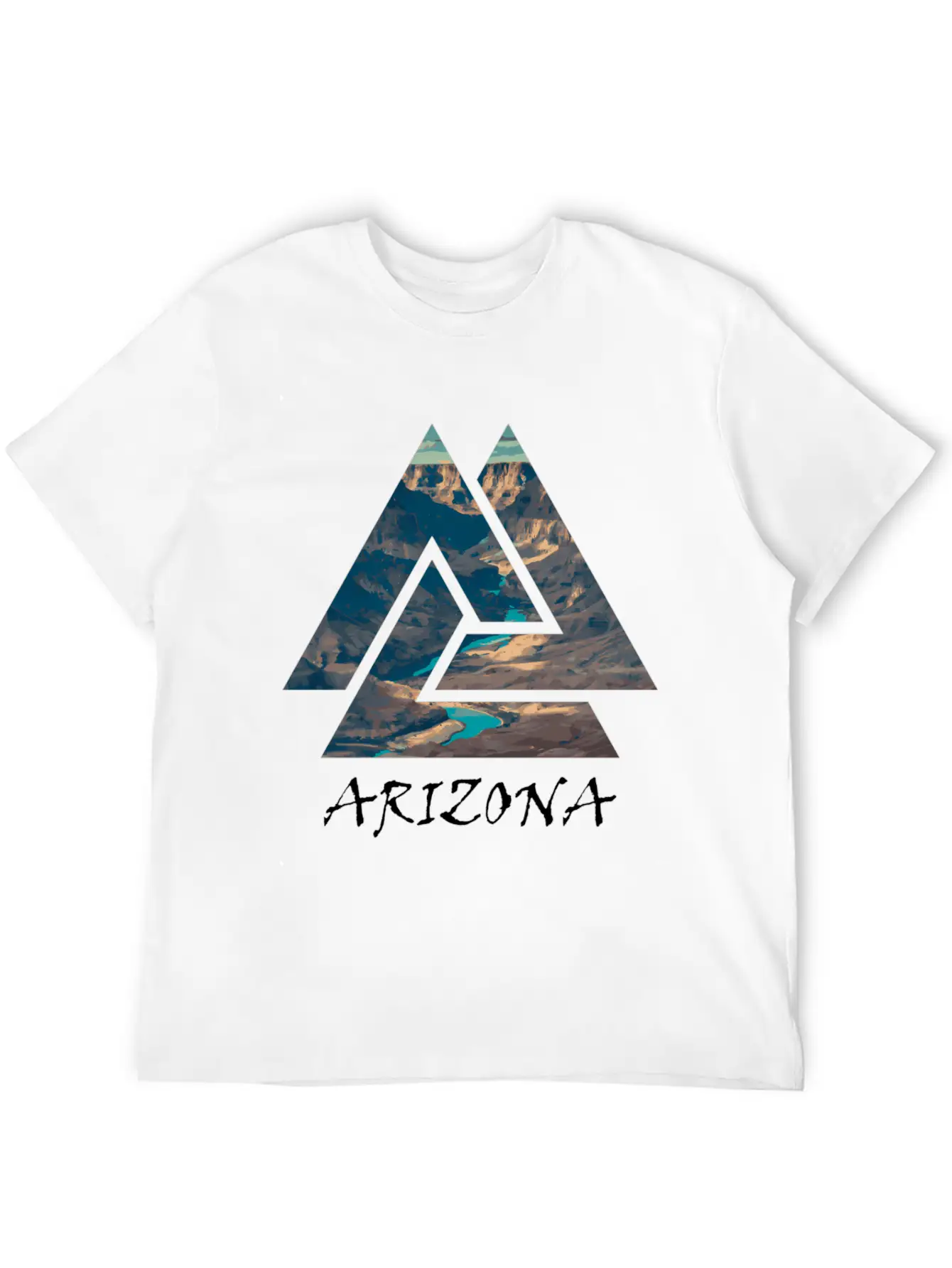 Grand Canyon National Park Arizona Travel Unisex Short Sleeve Soft Cotton T-Shirt – Casual Everyday Wear