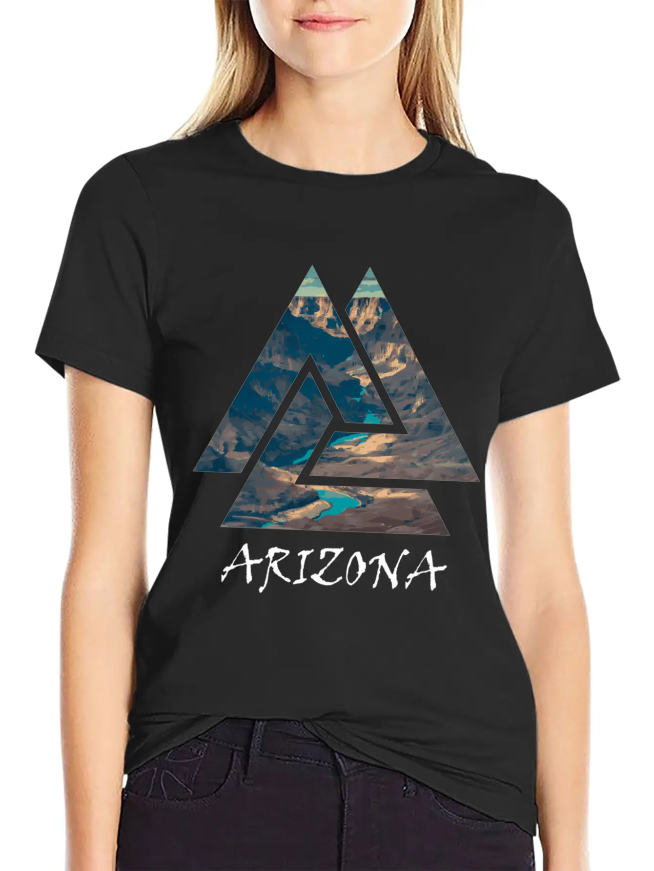 Grand Canyon National Park Arizona Travel Unisex Short Sleeve Soft Cotton T-Shirt – Casual Everyday Wear