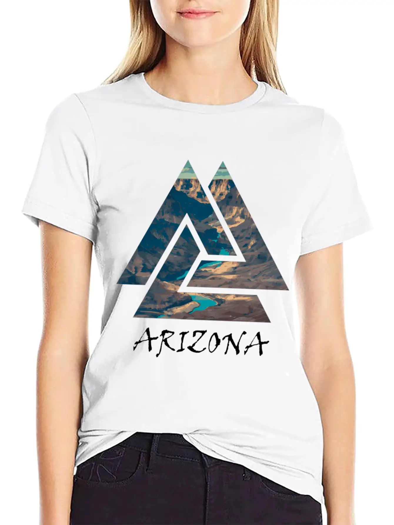 Grand Canyon National Park Arizona Travel Unisex Short Sleeve Soft Cotton T-Shirt – Casual Everyday Wear