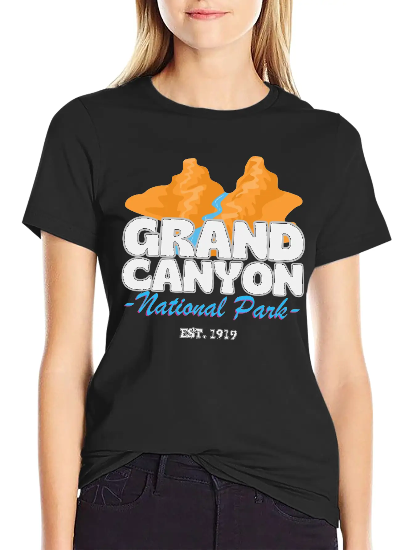 Grand Canyon T-shirt Unisex Short Sleeve Soft Cotton T-Shirt – Casual Everyday Wear