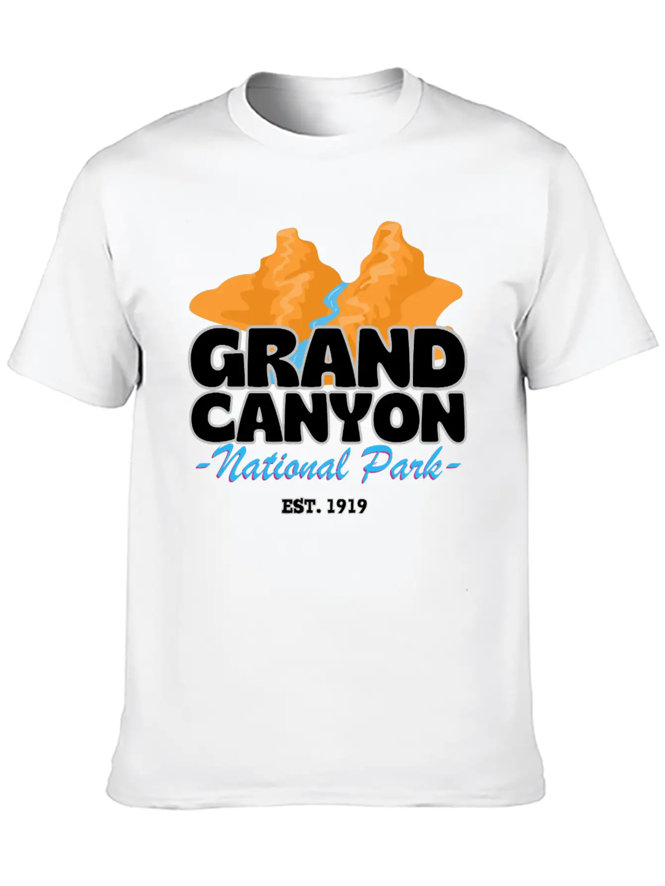 Grand Canyon T-shirt Unisex Short Sleeve Soft Cotton T-Shirt – Casual Everyday Wear