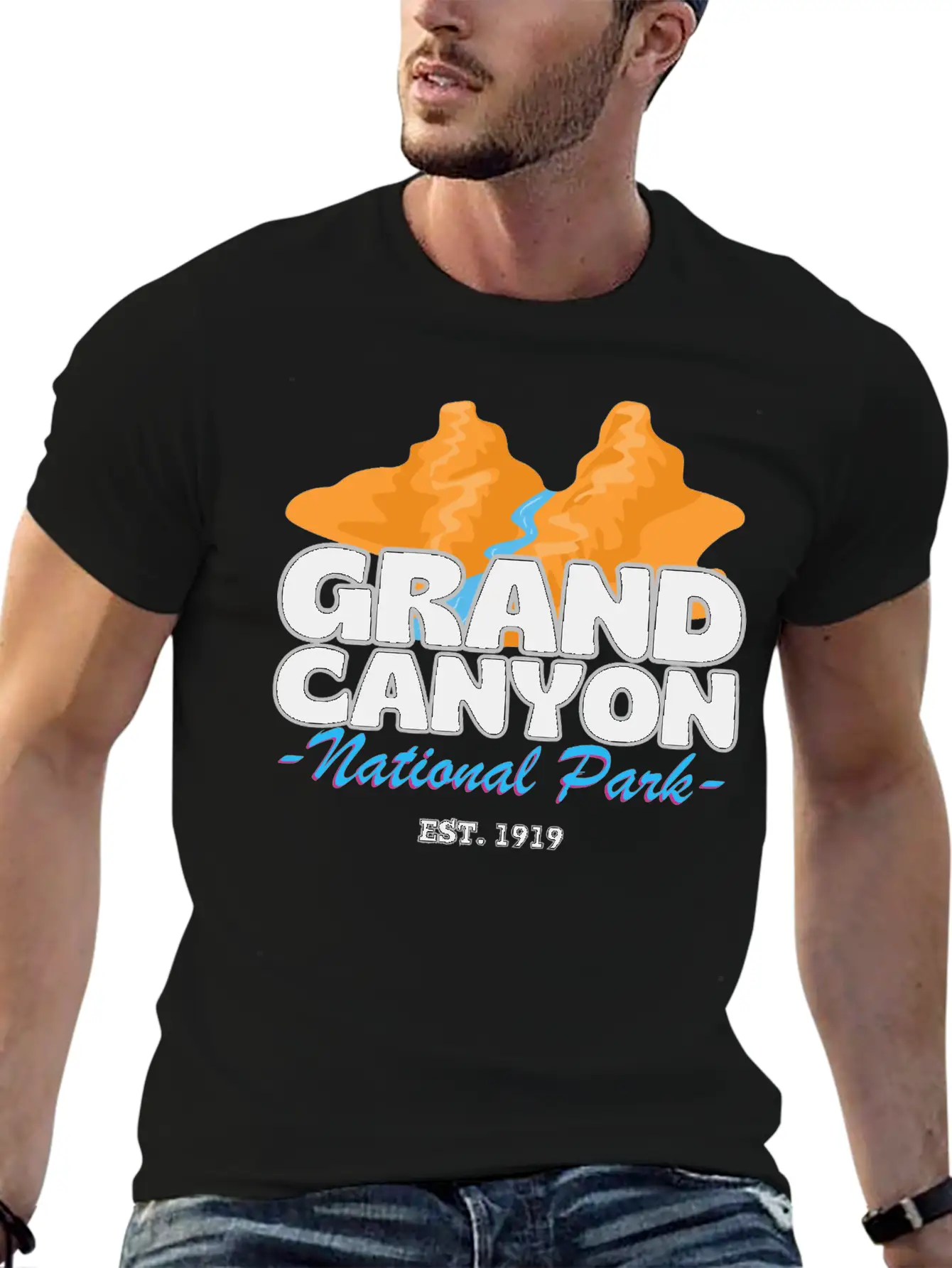 Grand Canyon T-shirt Unisex Short Sleeve Soft Cotton T-Shirt – Casual Everyday Wear