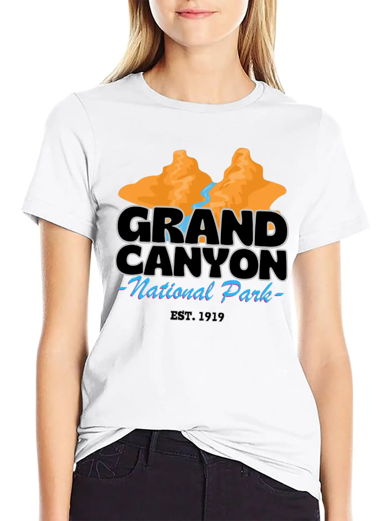 Grand Canyon T-shirt Unisex Short Sleeve Soft Cotton T-Shirt – Casual Everyday Wear