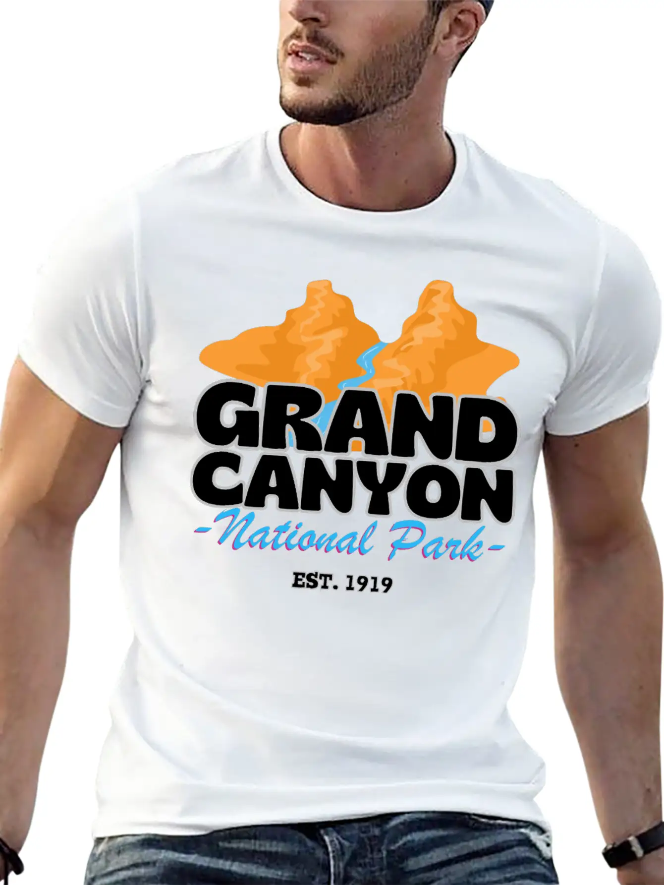 Grand Canyon T-shirt Unisex Short Sleeve Soft Cotton T-Shirt – Casual Everyday Wear