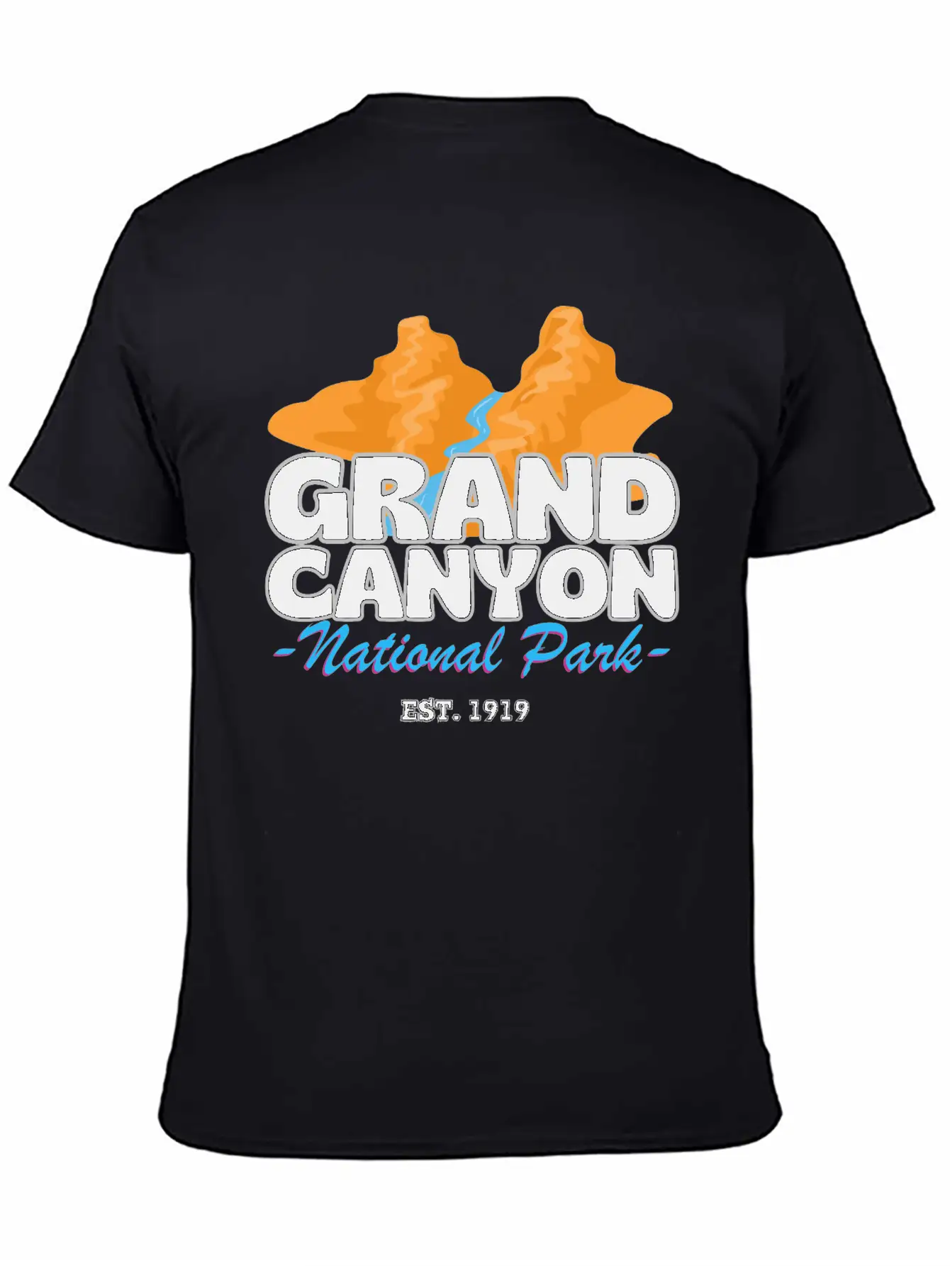 Grand Canyon T-shirt Unisex Short Sleeve Soft Cotton T-Shirt – Casual Everyday Wear