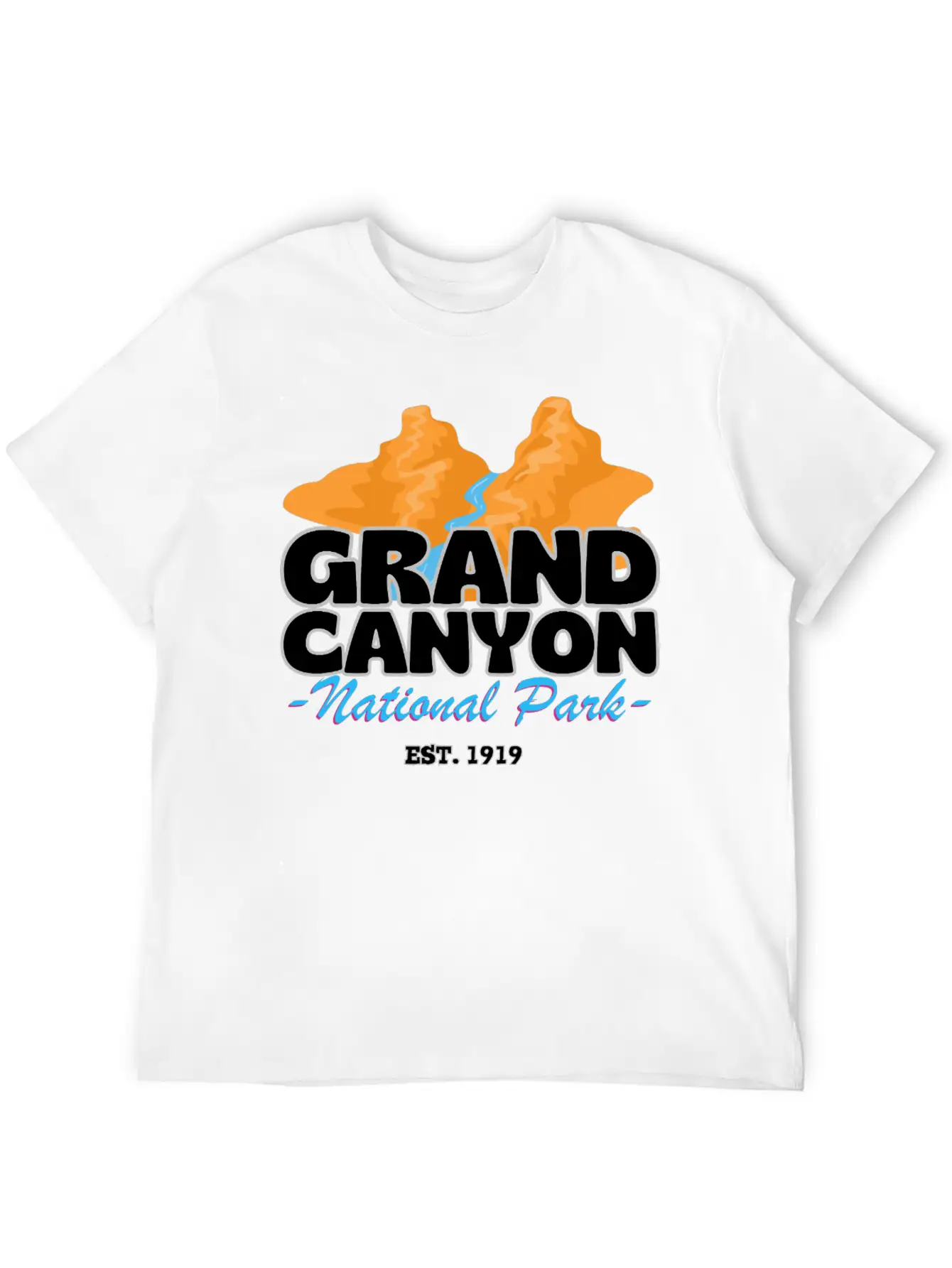 Grand Canyon T-shirt Unisex Short Sleeve Soft Cotton T-Shirt – Casual Everyday Wear