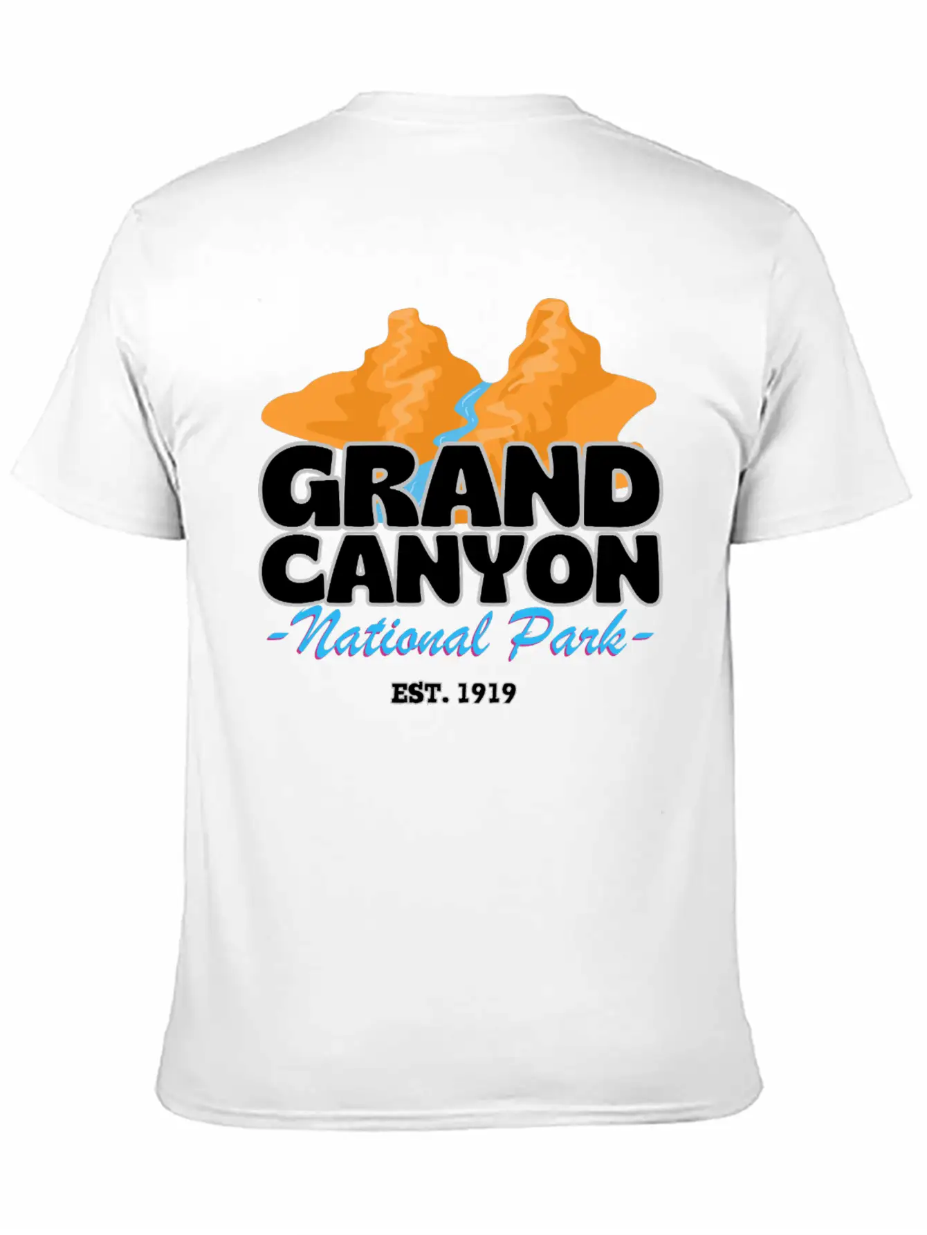 Grand Canyon T-shirt Unisex Short Sleeve Soft Cotton T-Shirt – Casual Everyday Wear