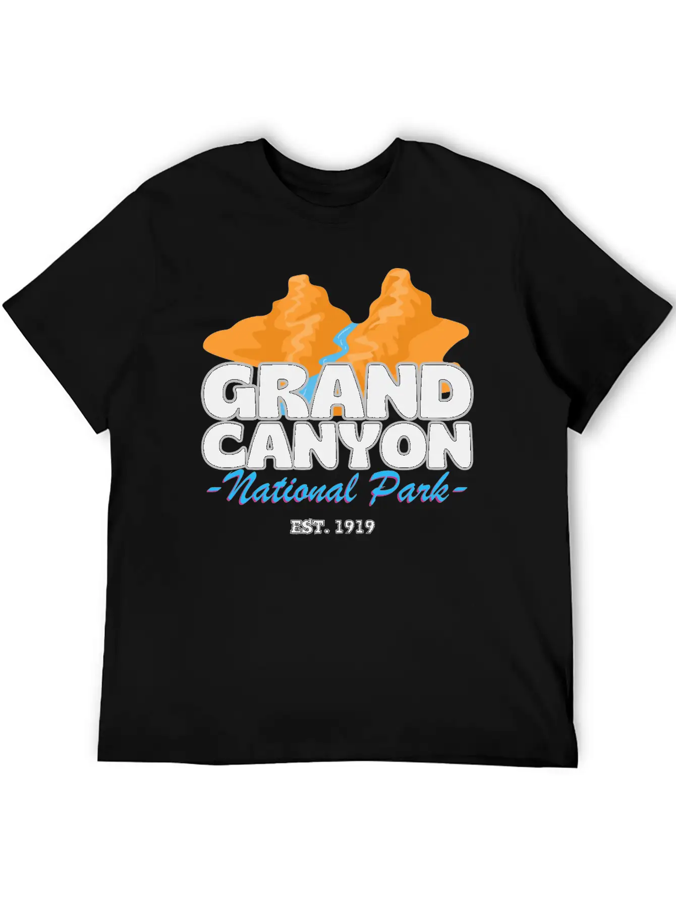 Grand Canyon T-shirt Unisex Short Sleeve Soft Cotton T-Shirt – Casual Everyday Wear