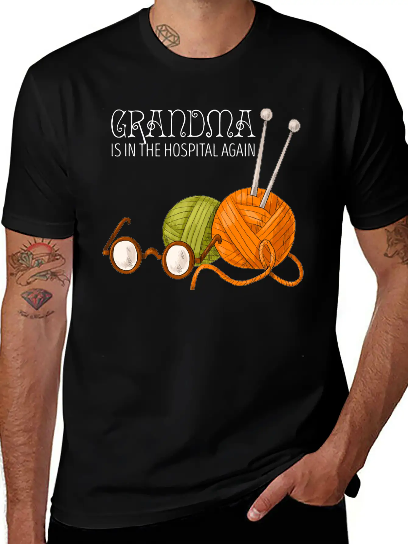 Grandma Is In The Hospital Again Essential Unisex Summer Tee – Soft Cotton Casual Fit