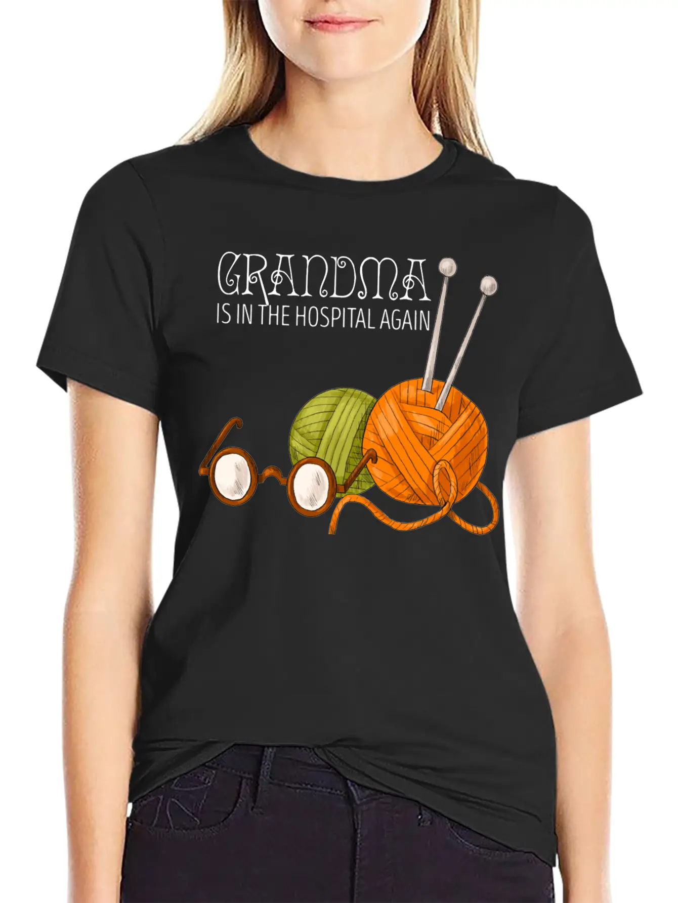 Grandma Is In The Hospital Again Essential Unisex Summer Tee – Soft Cotton Casual Fit