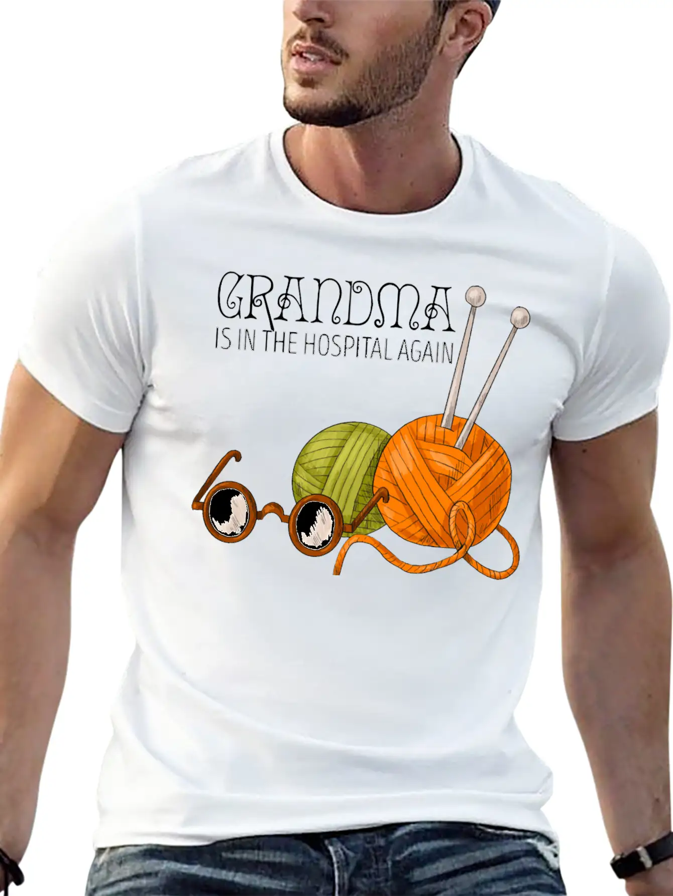 Grandma Is In The Hospital Again Essential Unisex Summer Tee – Soft Cotton Casual Fit