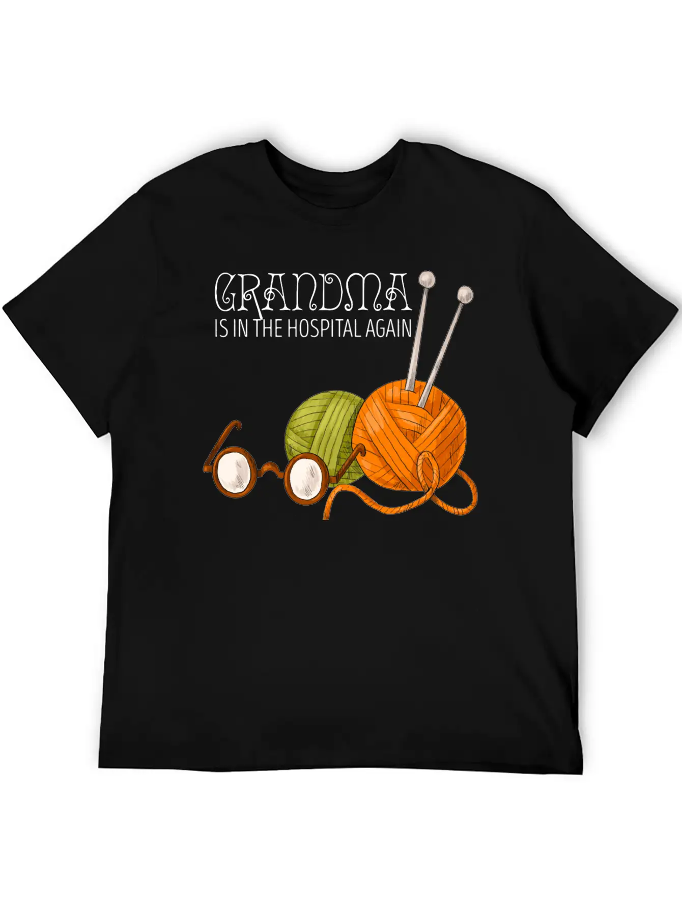 Grandma Is In The Hospital Again Essential Unisex Summer Tee – Soft Cotton Casual Fit