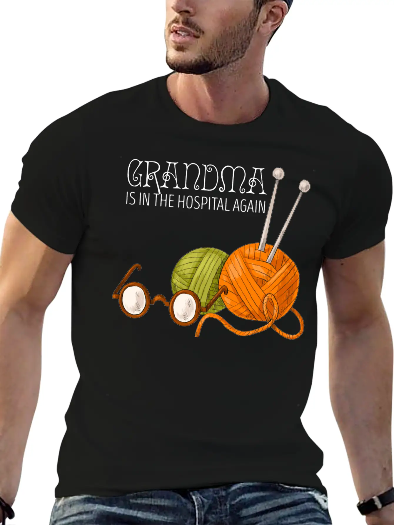Grandma Is In The Hospital Again Essential Unisex Summer Tee – Soft Cotton Casual Fit
